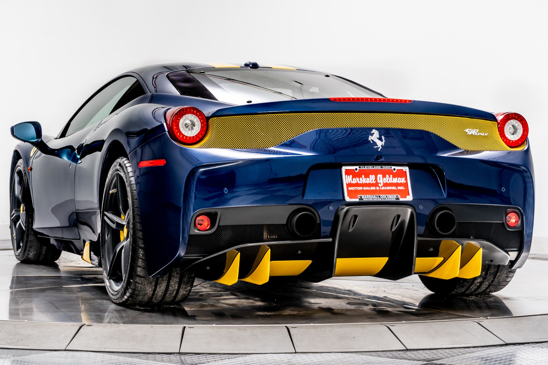 Blu Tour De France 2015 Ferrari 458 Speciale For Sale - Stock
