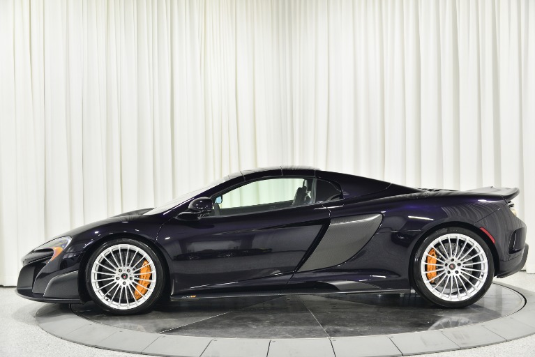 Amethyst Black 2016 McLaren 675LT Spyder For Sale - Stock Number