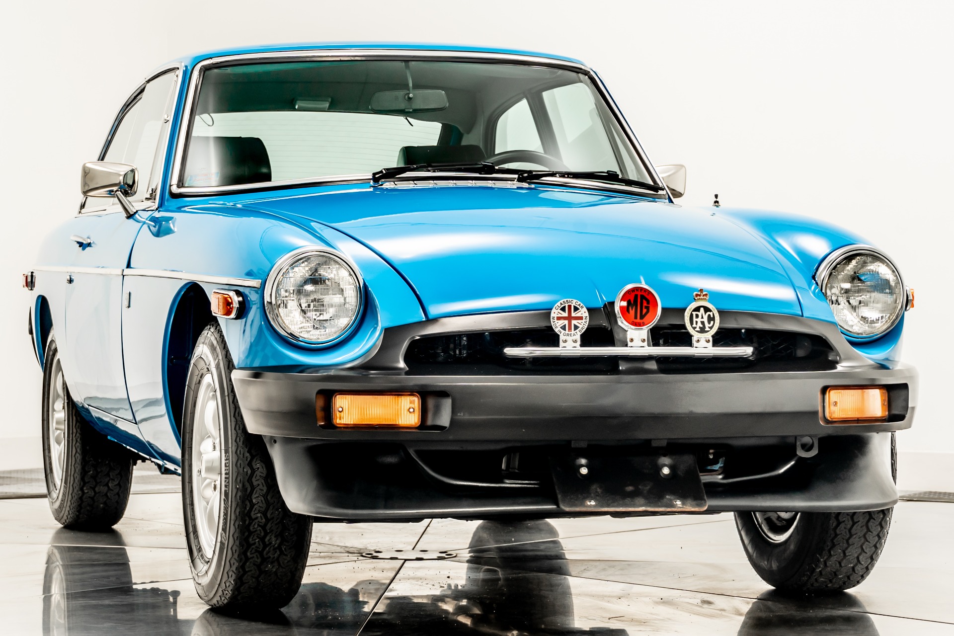 French Blue 1974 MG MGB GT For Sale - Stock Number WMGGTB
