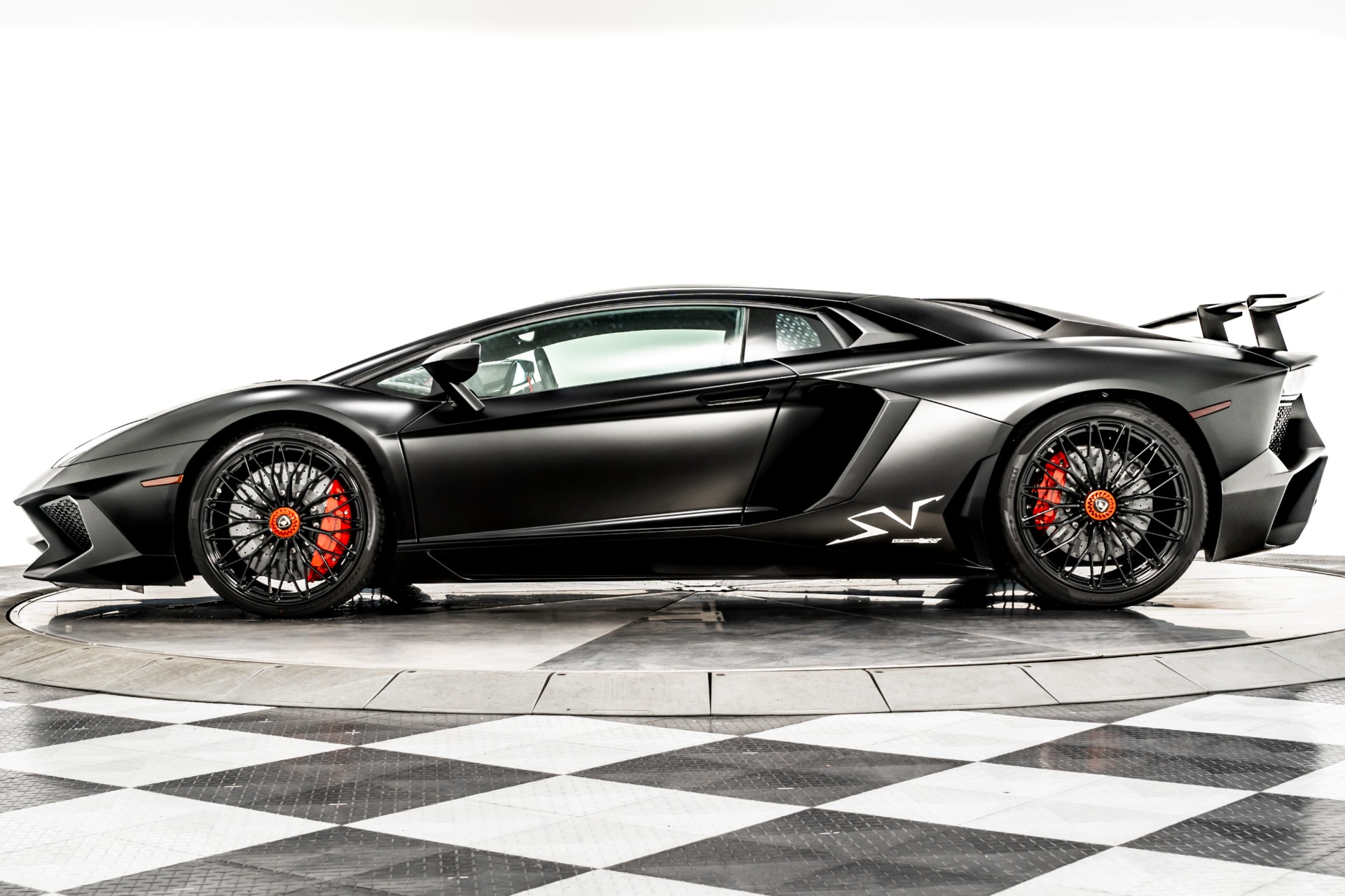 Nero Nemesis 2016 Lamborghini Aventador LP 750-4 SV For Sale