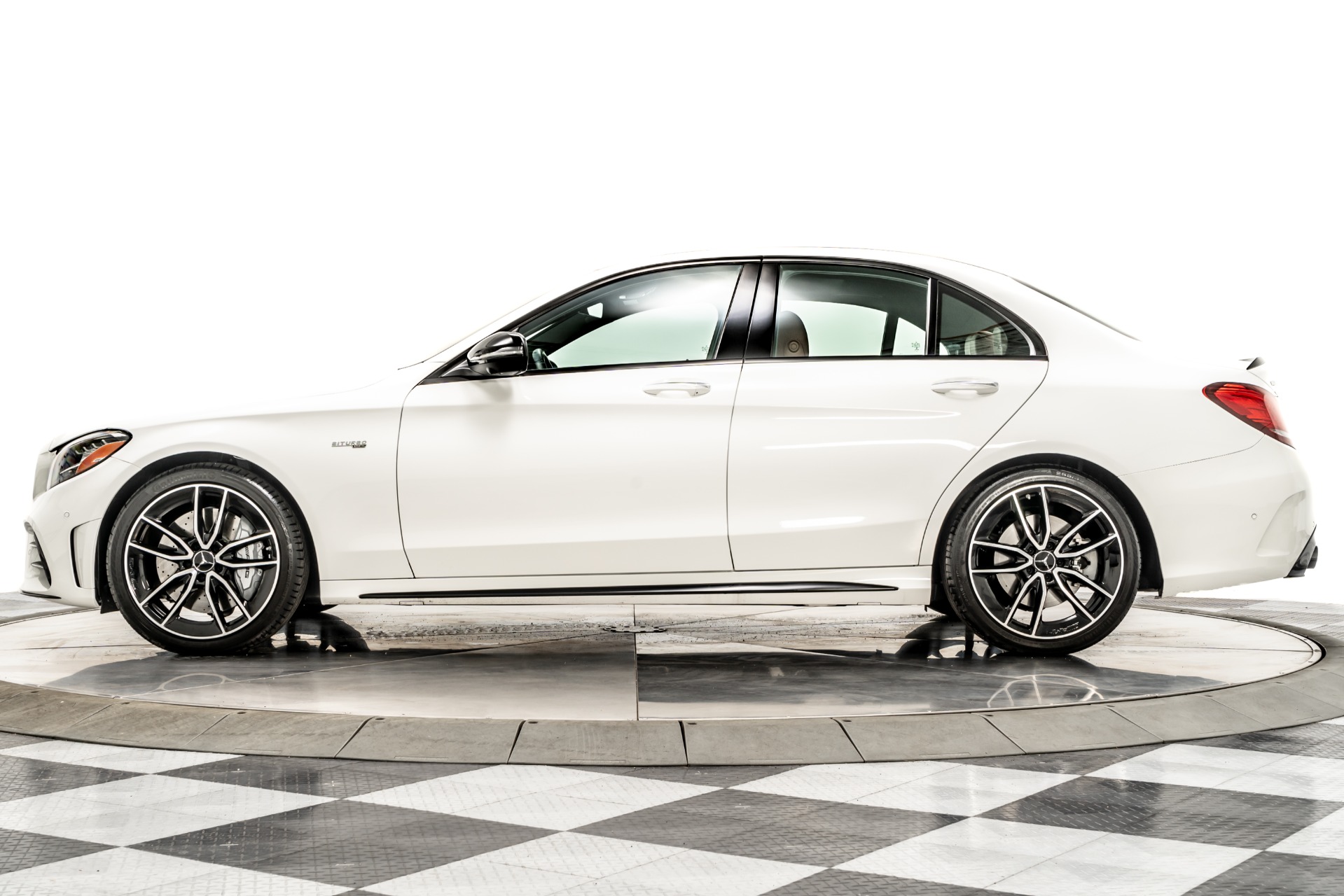 ★ジモティ割あり★  レンジボード ホワイト W205×D50×H140 クリーニング済み TC3243 2020 Mercedes-Benz C-Class W205 C63 AMG S Sedan 4dr SPEEDSHIFT MCT