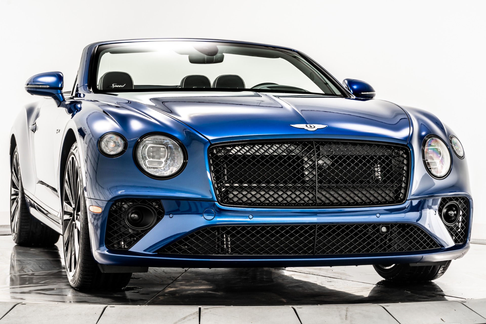 1/18 TOPSPEED コンチネンタルＧＴ　SEQUIN BLUE リペア有 1/18 Top Speed Bentley New Continental GT (Sequin Blue) Resin Car