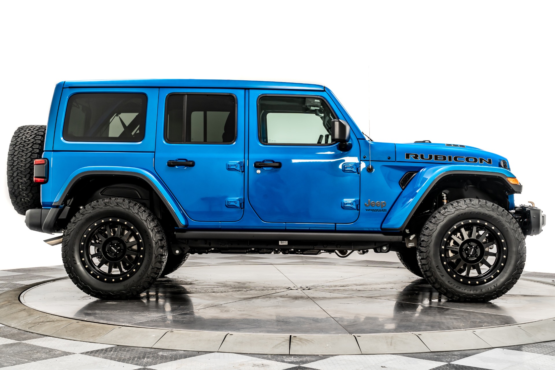 Electric blue jeep sales wrangler for sale