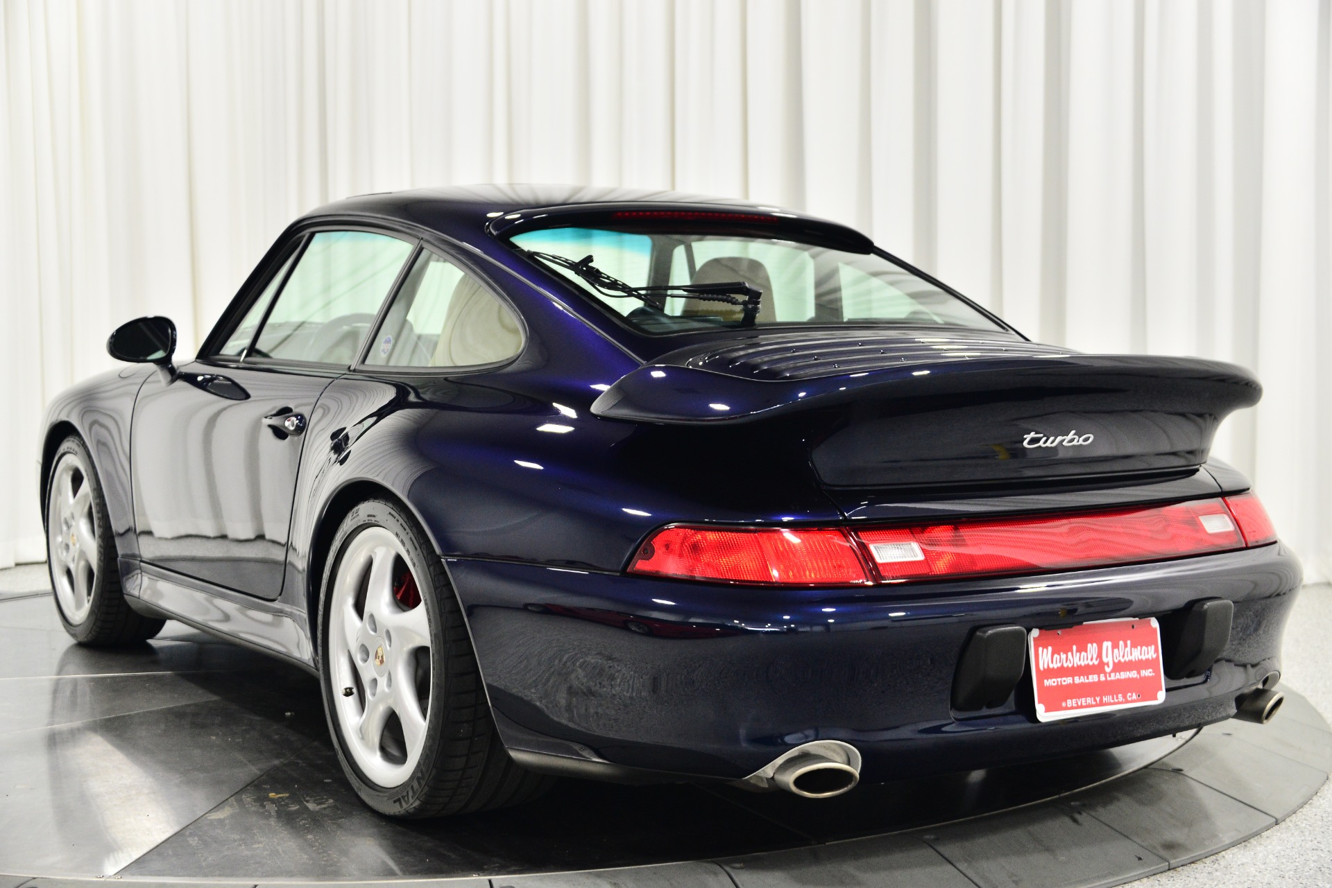 Midnight Blue Metallic 1996 Porsche 911 Turbo For Sale - Stock