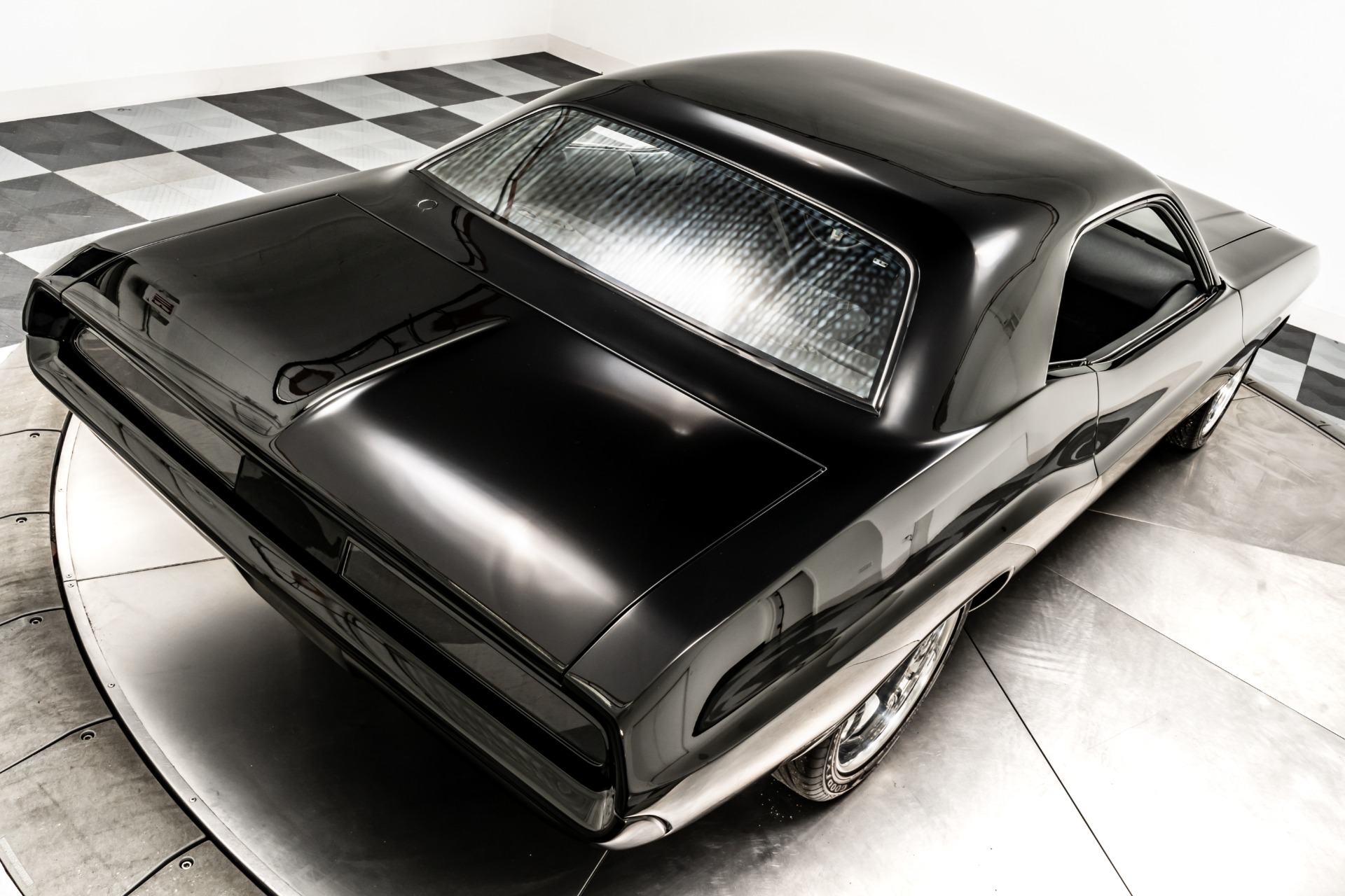 Dodge Challenger 1970 Negro Mate