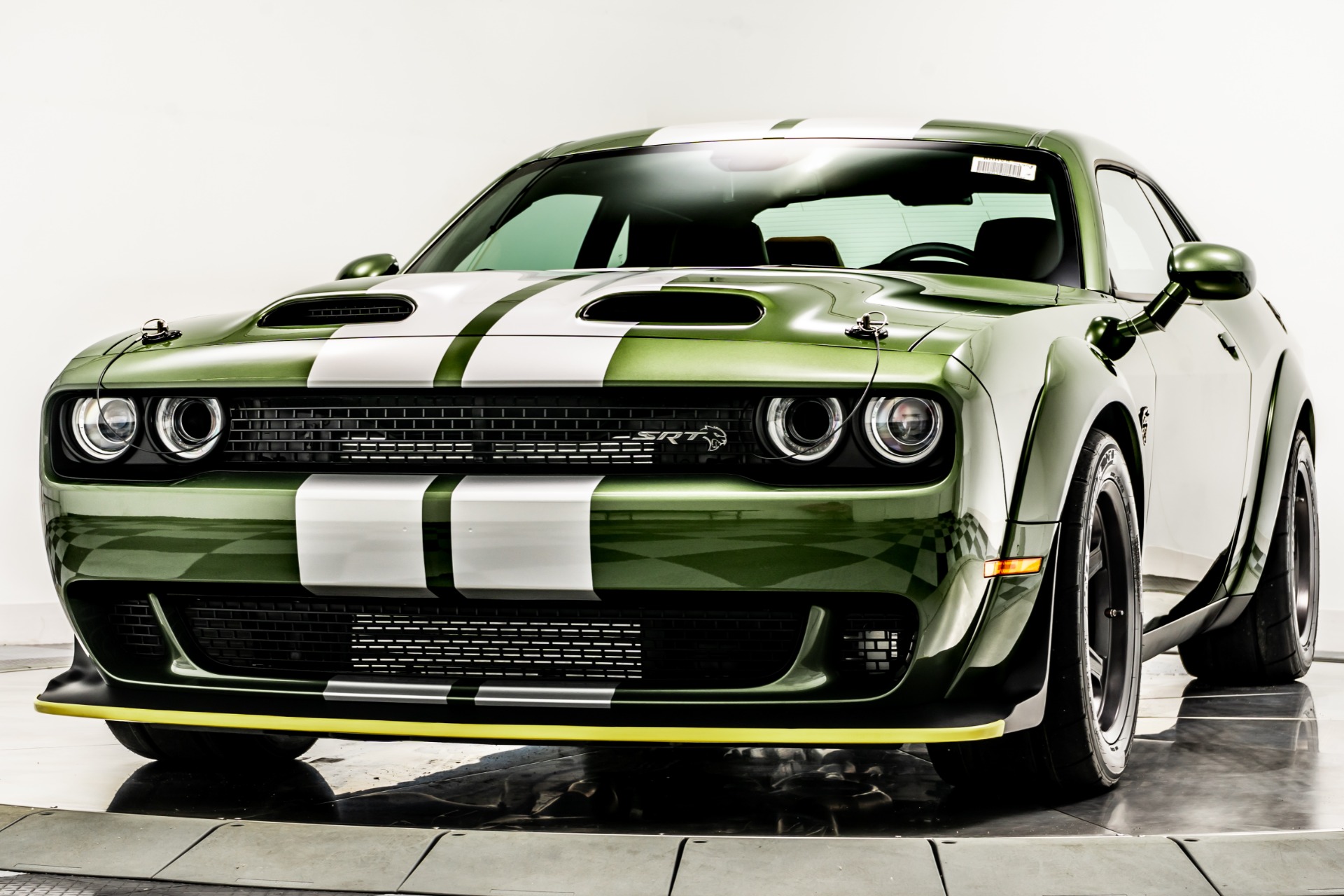 F8 Green 2021 Dodge Challenger SRT Super Stock For Sale - Stock