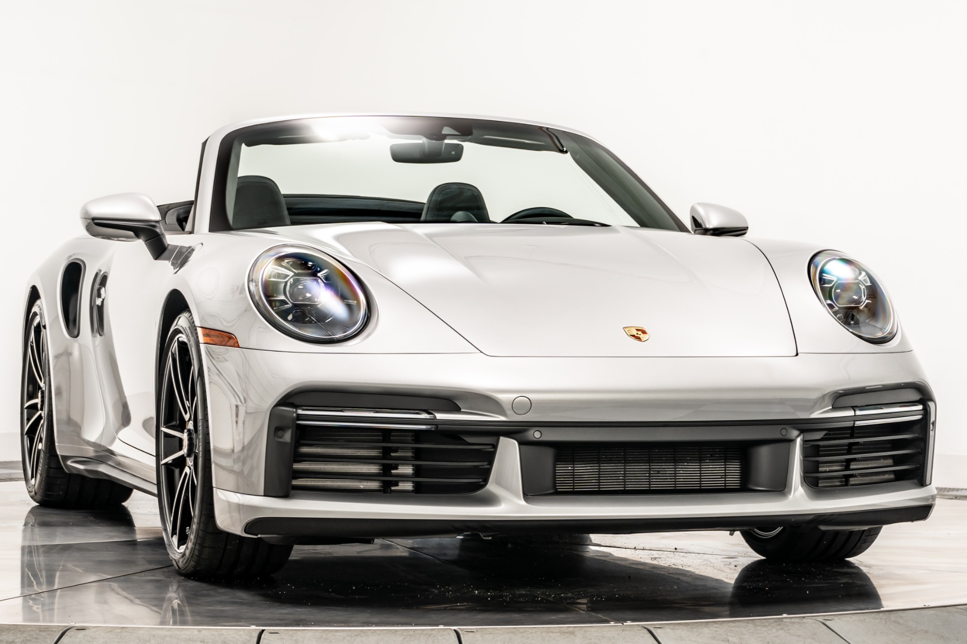 GT Silver Metallic 2021 Porsche 911 Turbo S Cabriolet For Sale