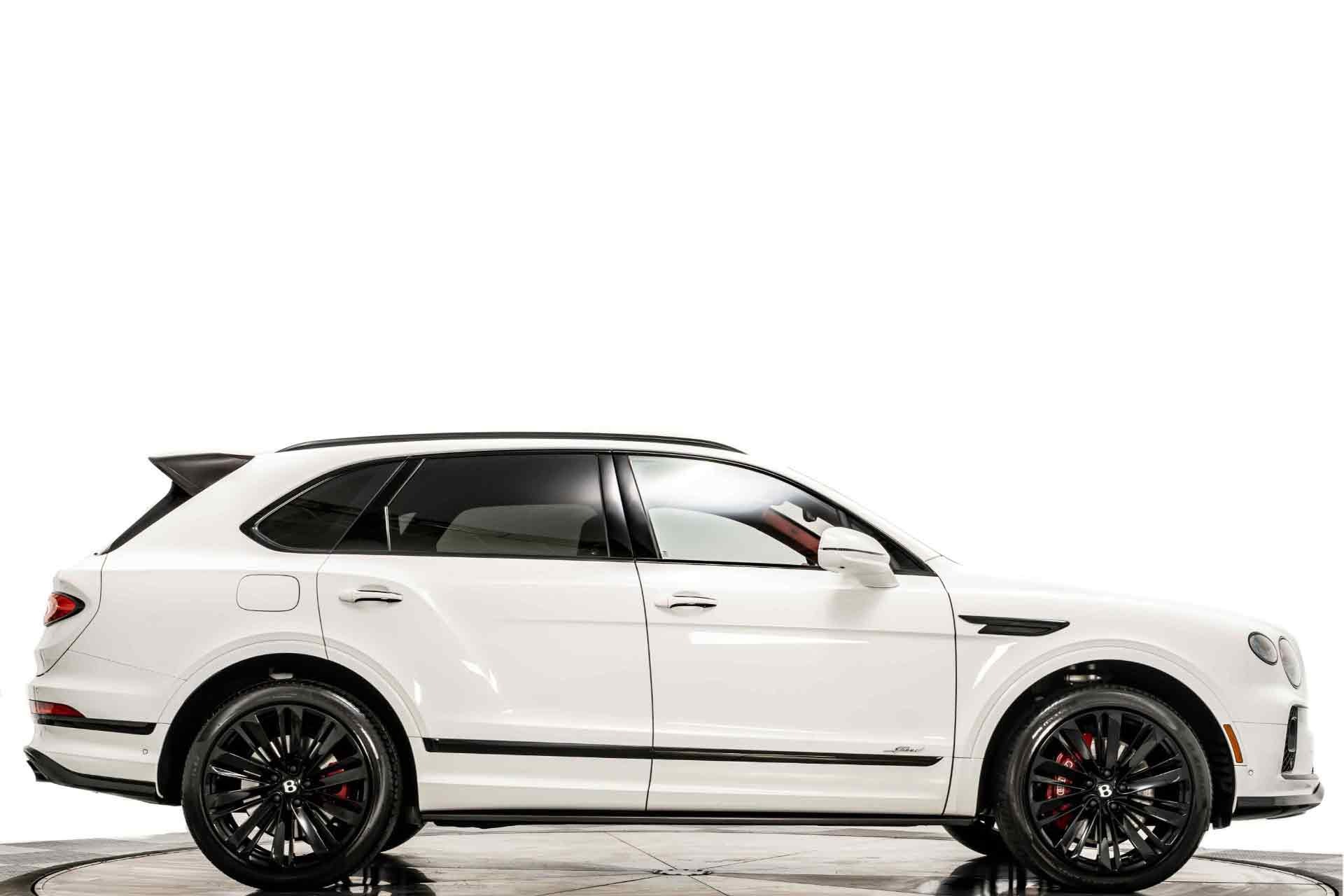 Glacier White 2021 Bentley Bentayga Speed -Blackline Specification