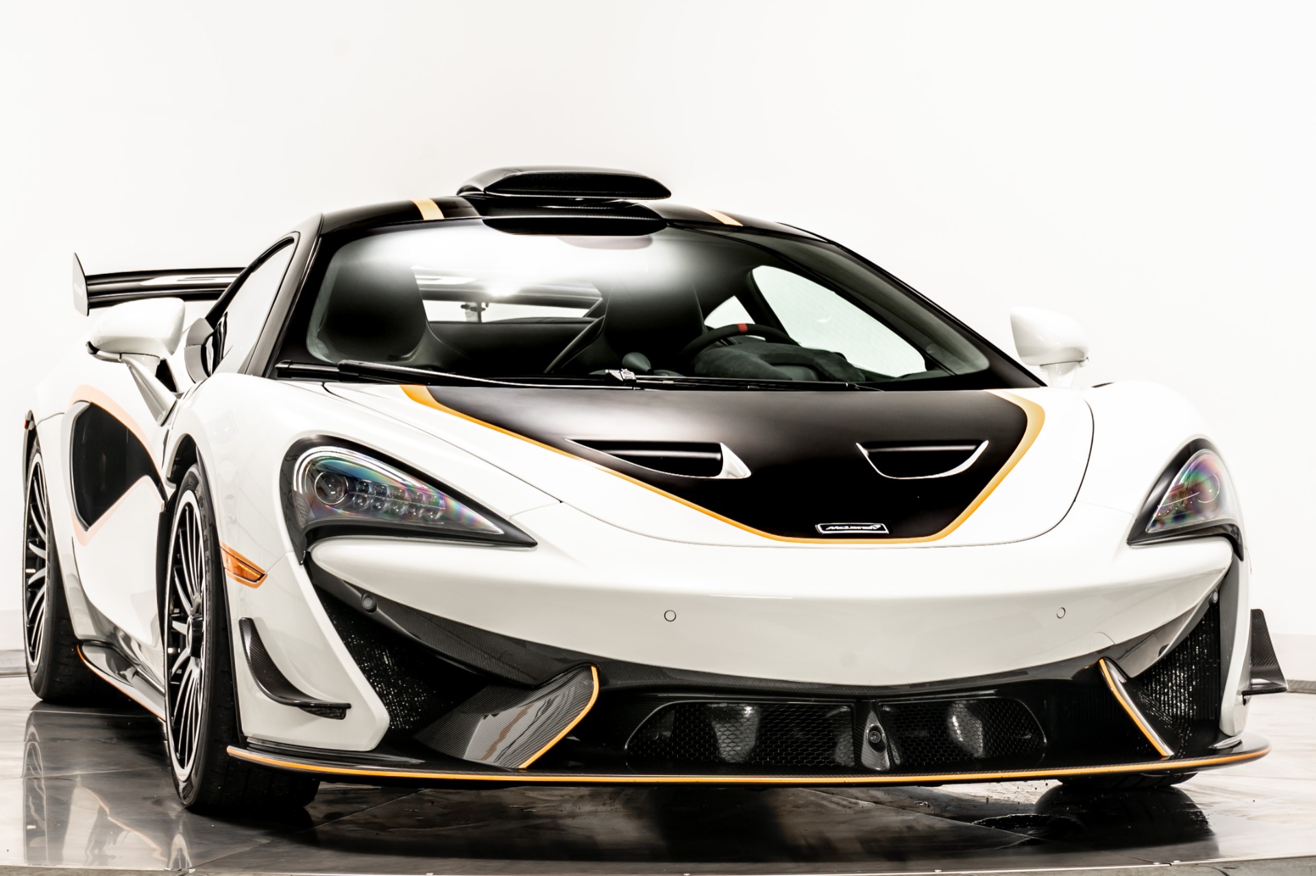 White 2020 McLaren 620R For Sale - Stock Number W620RM - Marshall