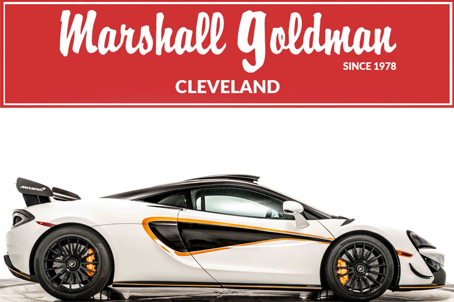 White 2020 McLaren 620R For Sale - Stock Number W620RM - Marshall