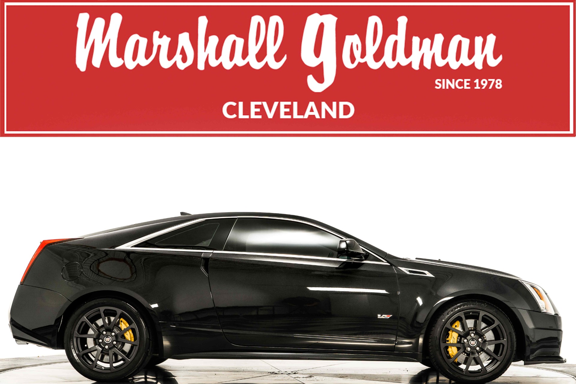 Black Diamond Tricoat 2014 Cadillac CTS-V Coupe For Sale - Stock