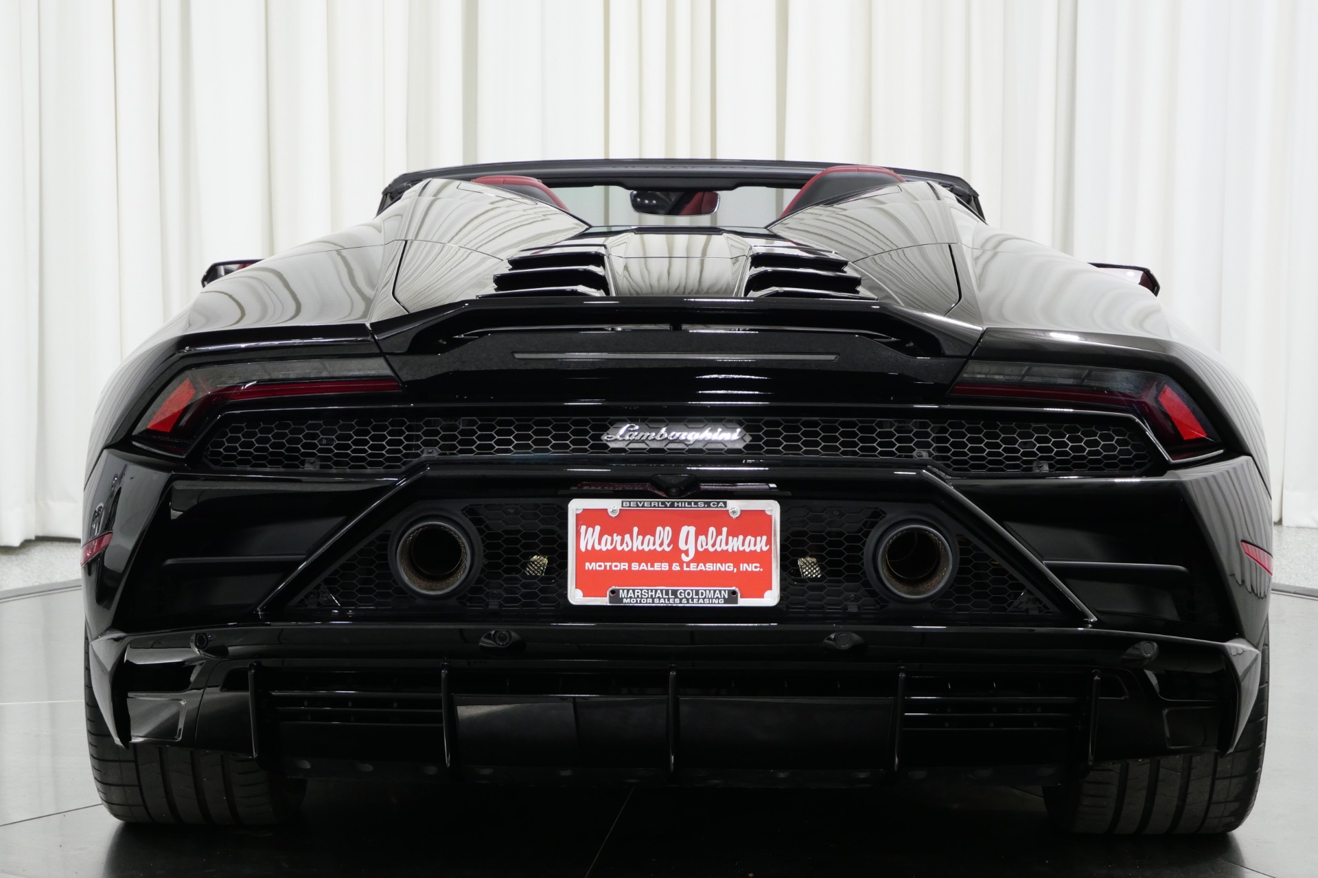 Nero Granatus 2020 Lamborghini Huracan EVO Spyder For Sale - Stock