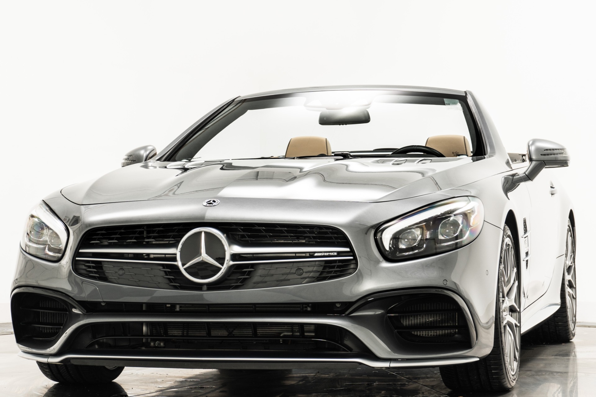 Selenite Grey Metallic 2019 Mercedes-Benz SL63 AMG For Sale