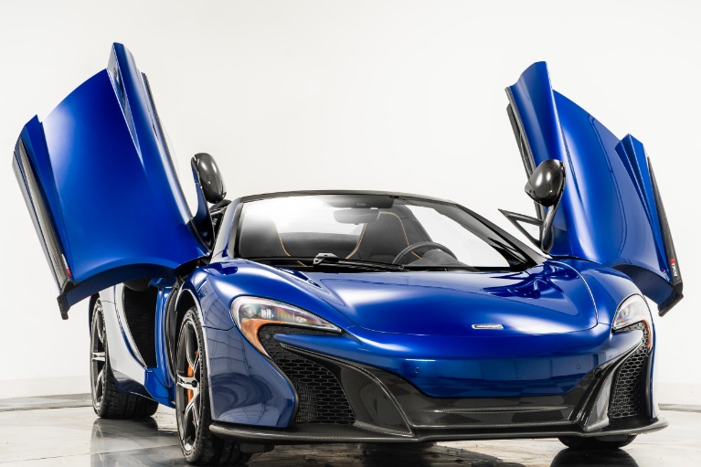 san　ブルーカーペット16p Aurora Blue 2015 McLaren 650S Spider For Sale - Stock Number