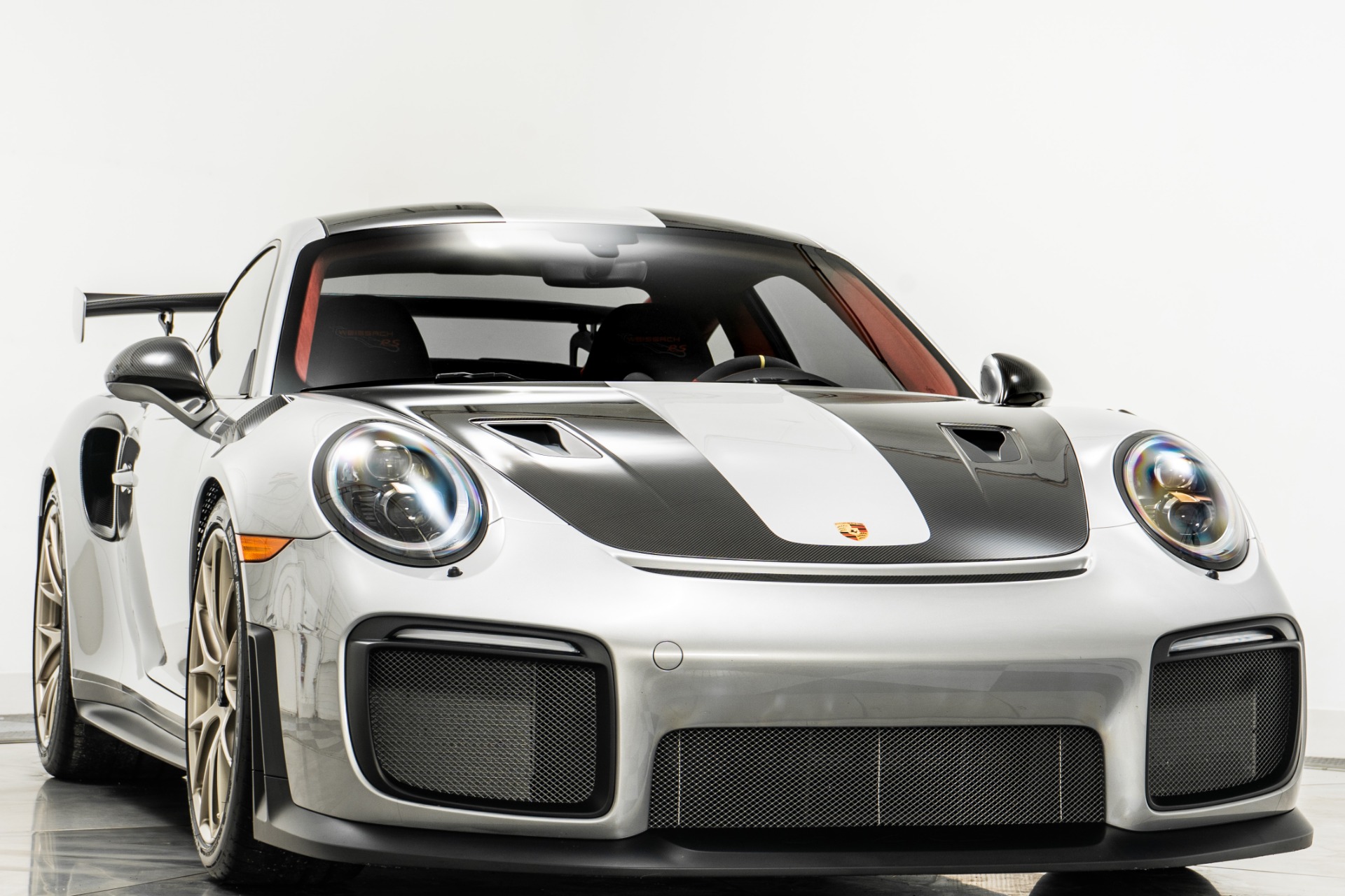 GT Silver Metallic 2018 Porsche 911 GT2 RS Weissach For Sale
