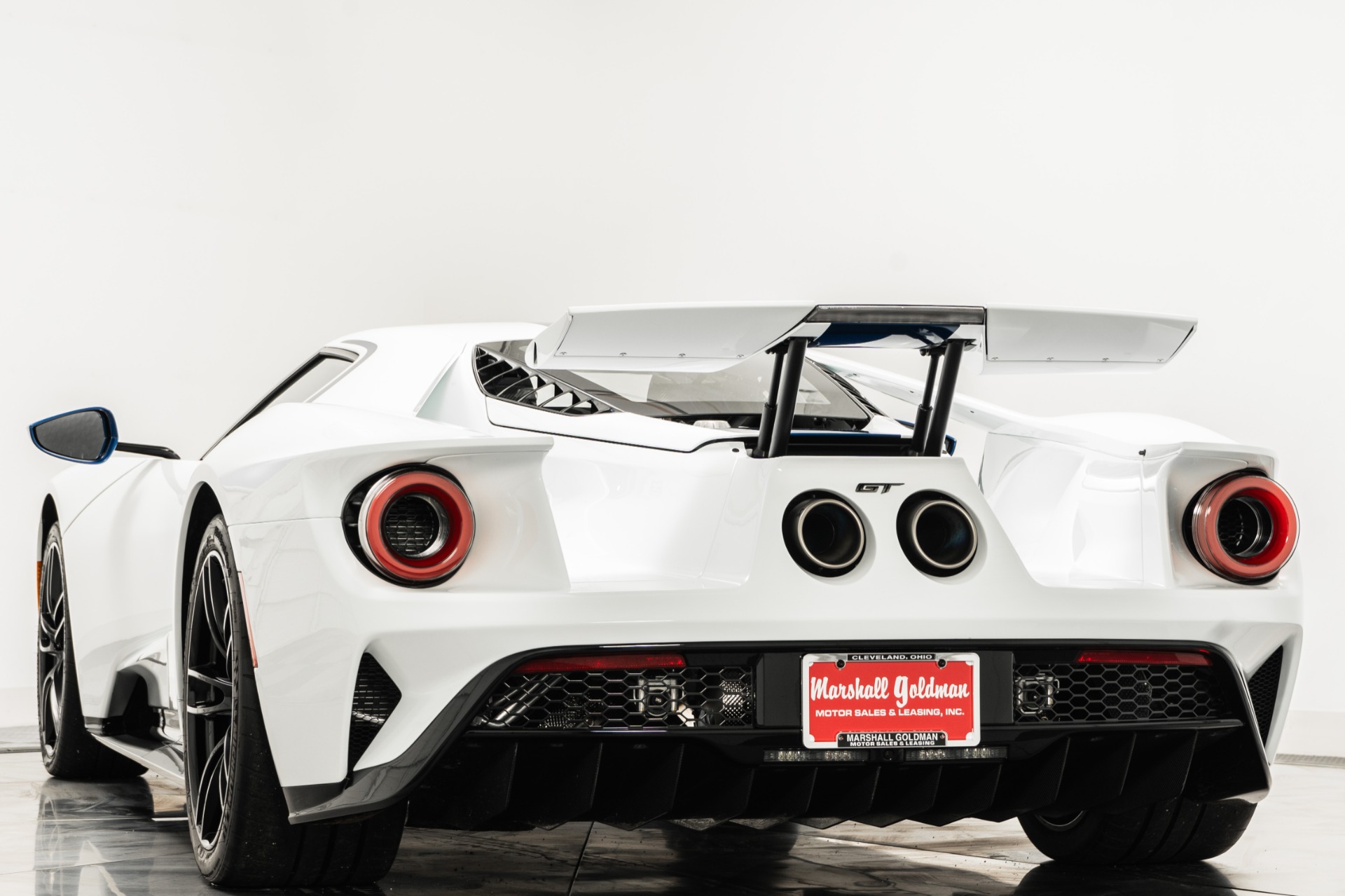 Frozen White 2021 Ford GT Studio Collection For Sale - Stock