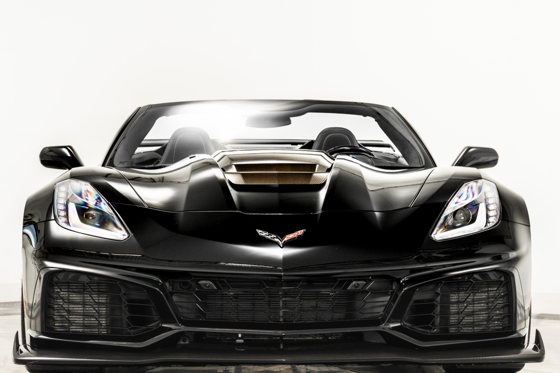 Black 2019 Chevrolet Corvette ZR1 3ZR Convertible For Sale - Stock
