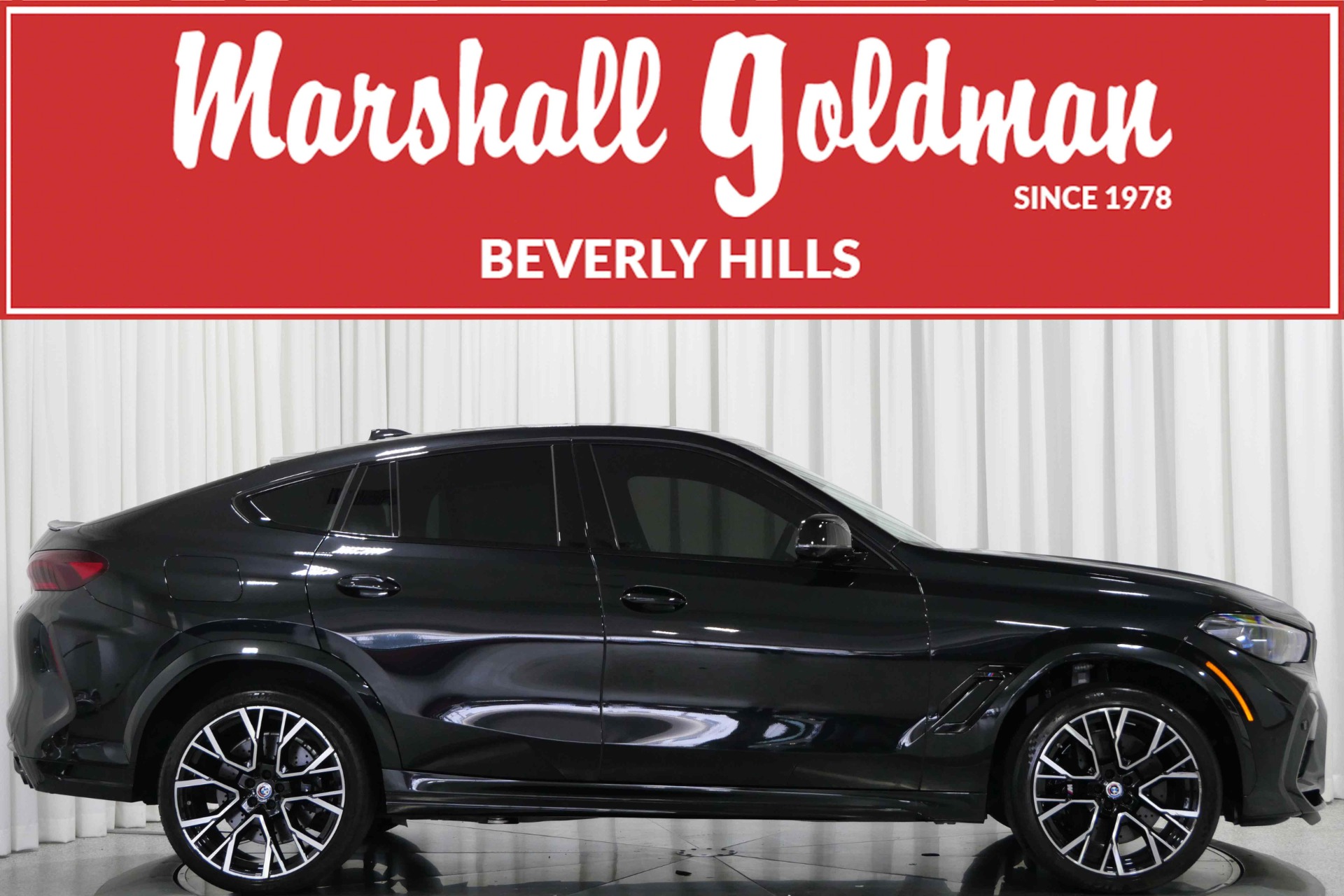 Black Sapphire Metallic 2023 BMW X6 M Competition For Sale - Stock