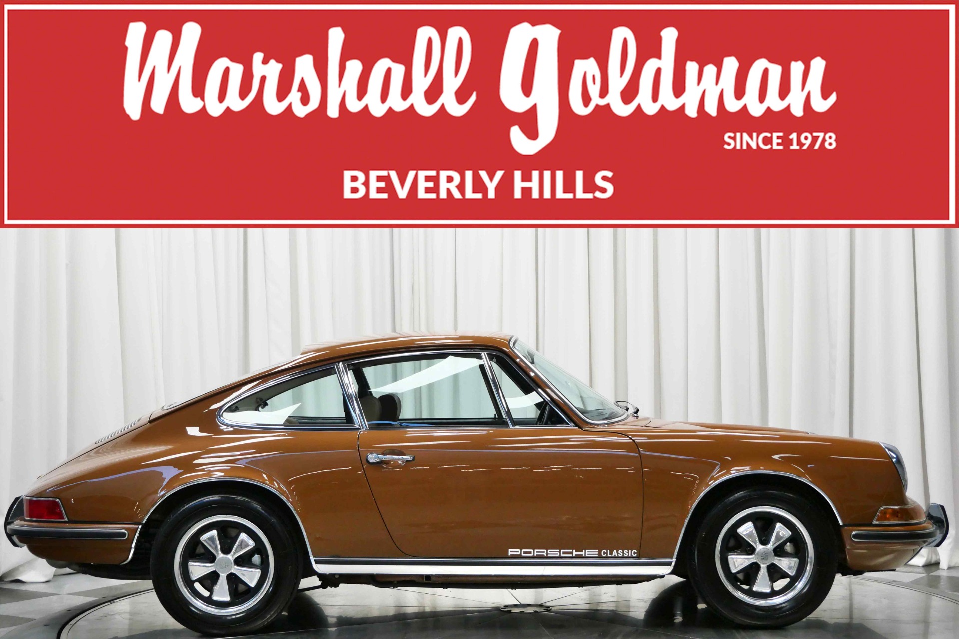 Sepia 1971 Porsche 911 T For Sale - Stock Number B25618 - Marshall