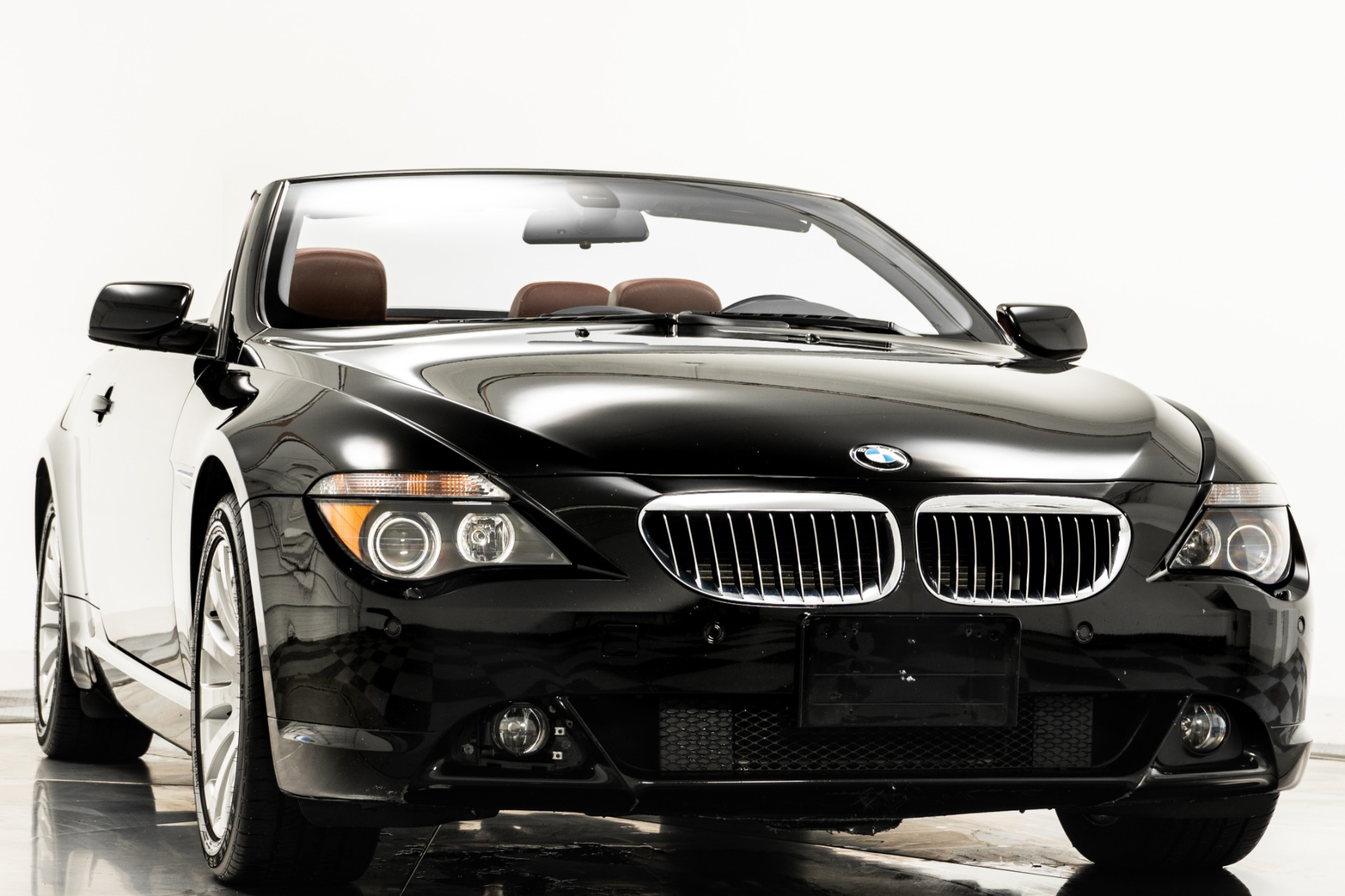 Jet Black 2004 BMW 645Ci Convertible For Sale - Stock Number