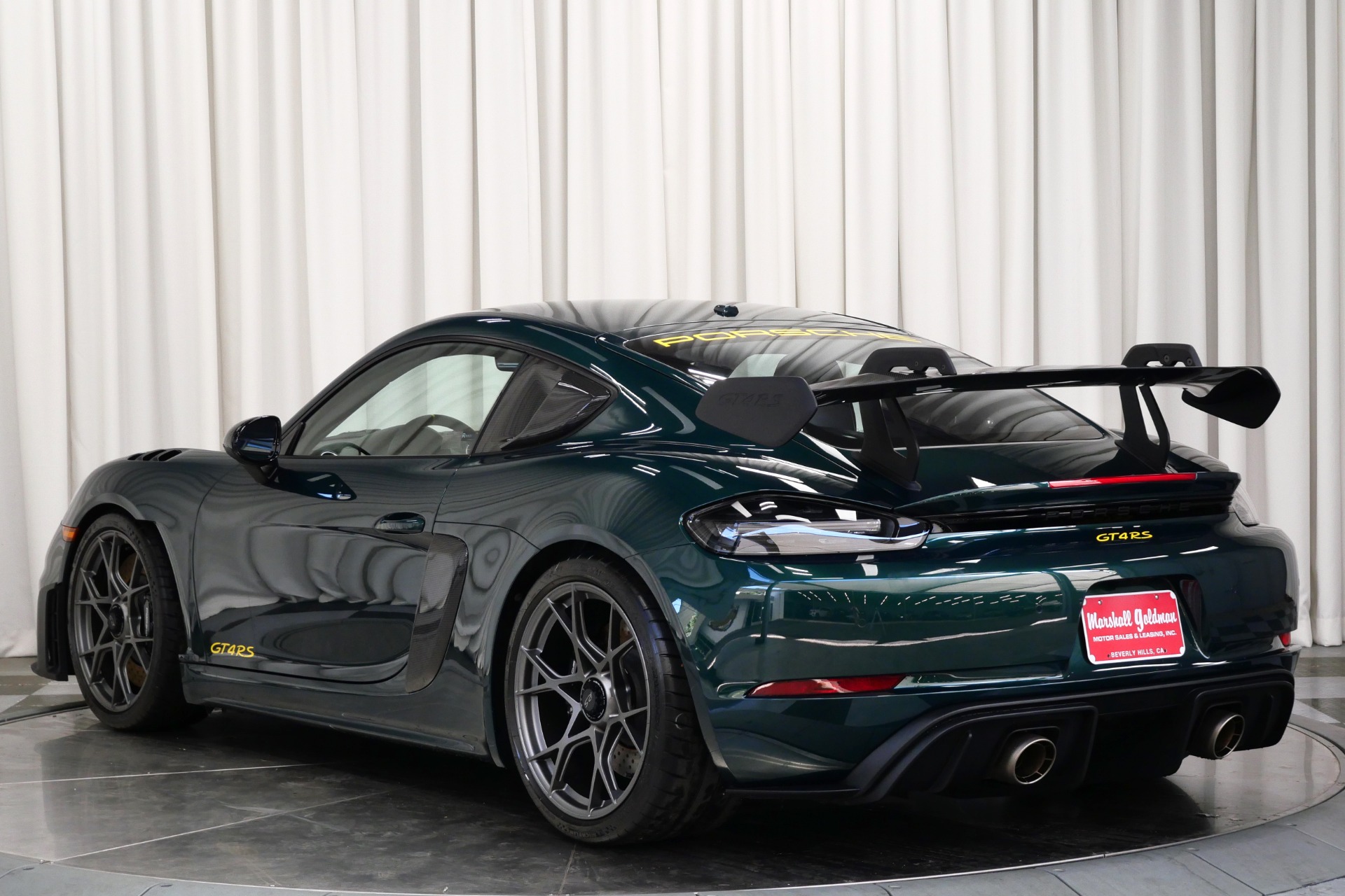 Paint to Sample Jet Green Metallic 2024 Porsche 718 Cayman GT4 RS
