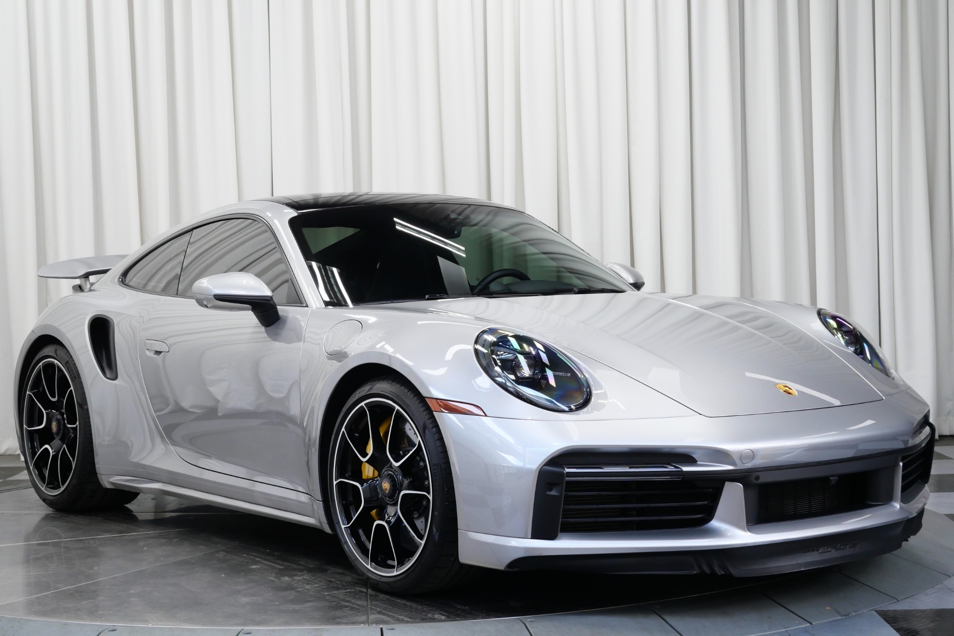 GT Silver Metallic 2021 Porsche 911 Turbo S For Sale - Stock
