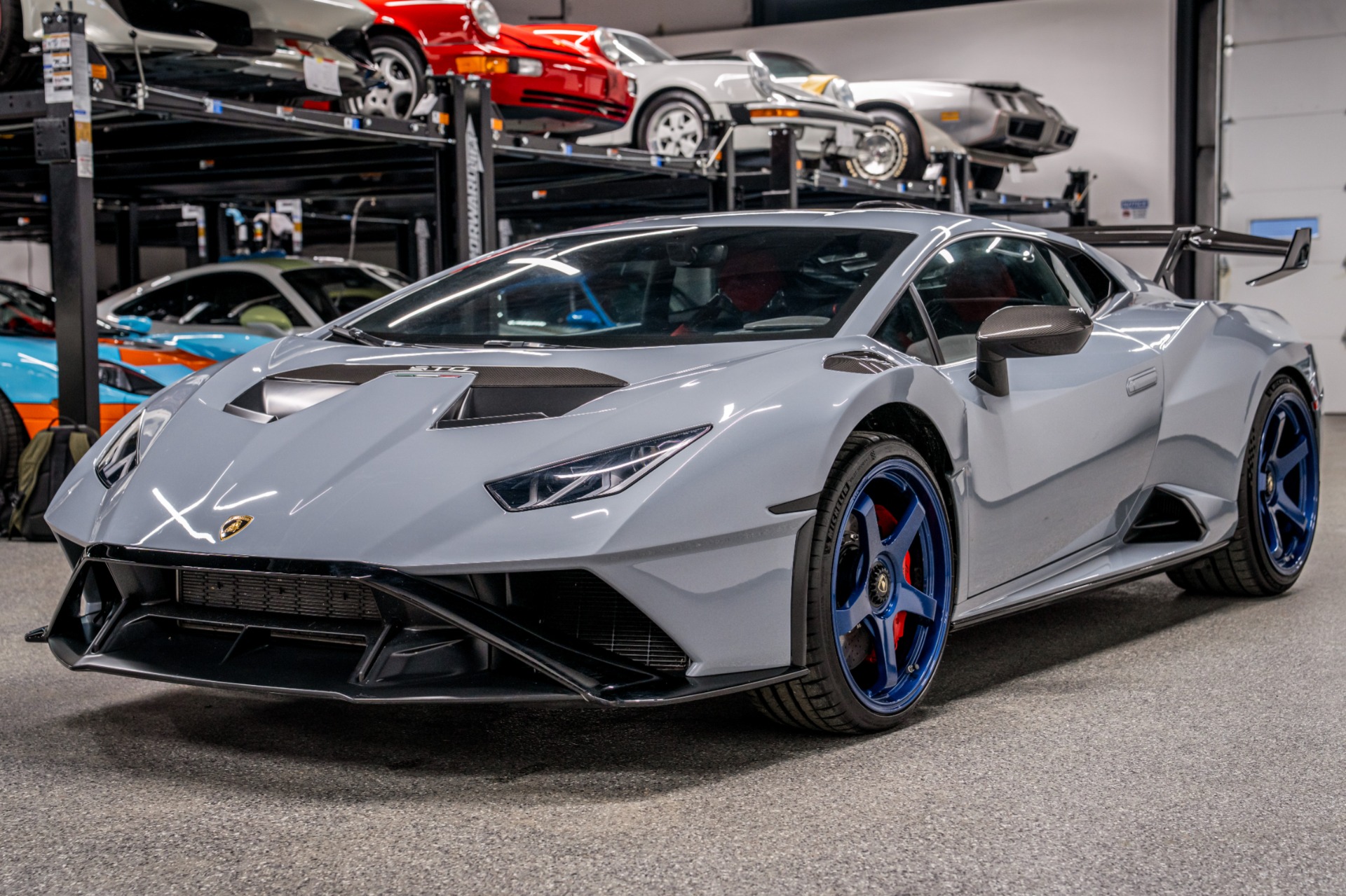 Grigio Acheso 2024 Lamborghini Huracan STO For Sale - Stock Number