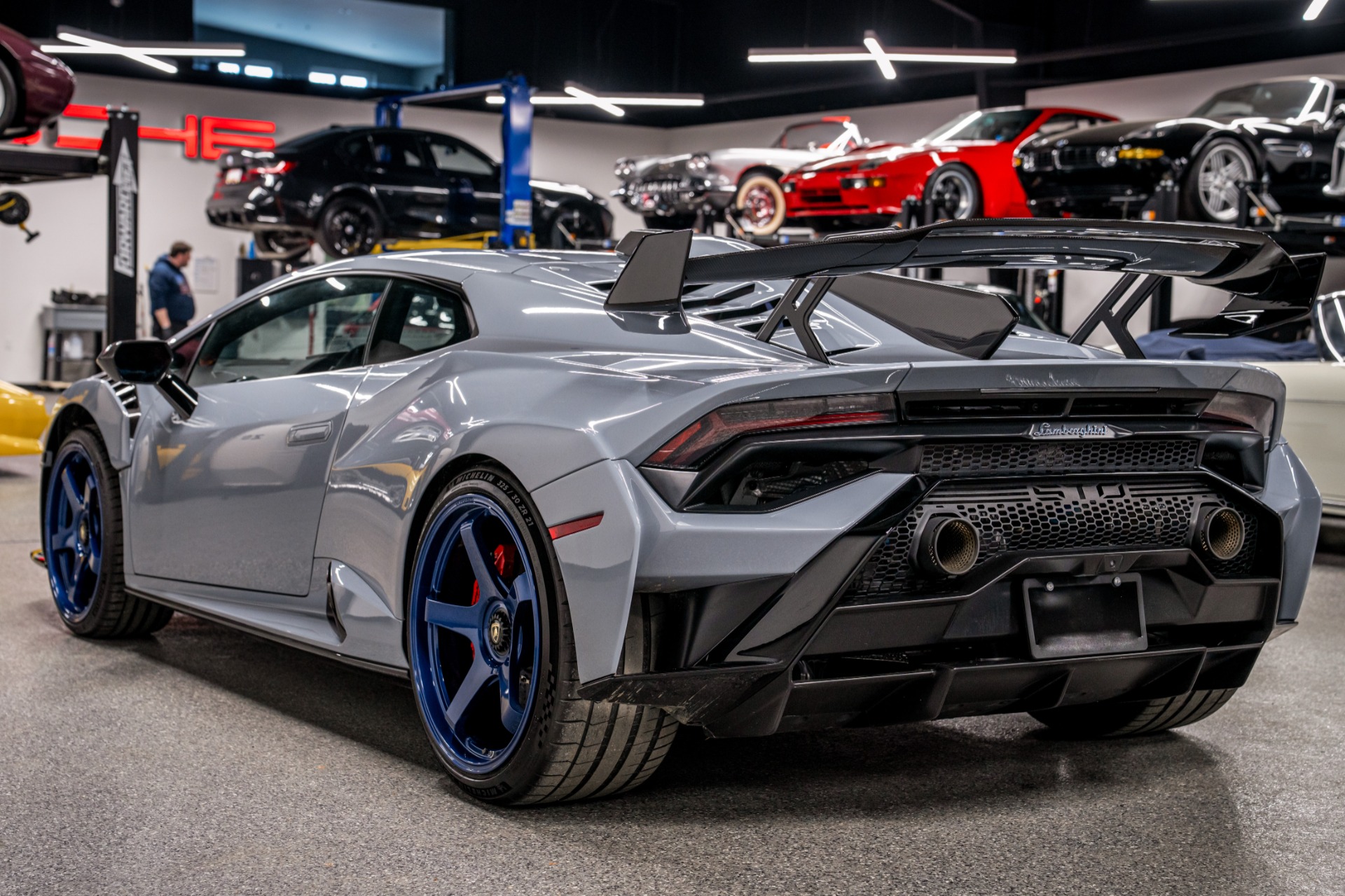 Grigio Acheso 2024 Lamborghini Huracan STO For Sale - Stock Number