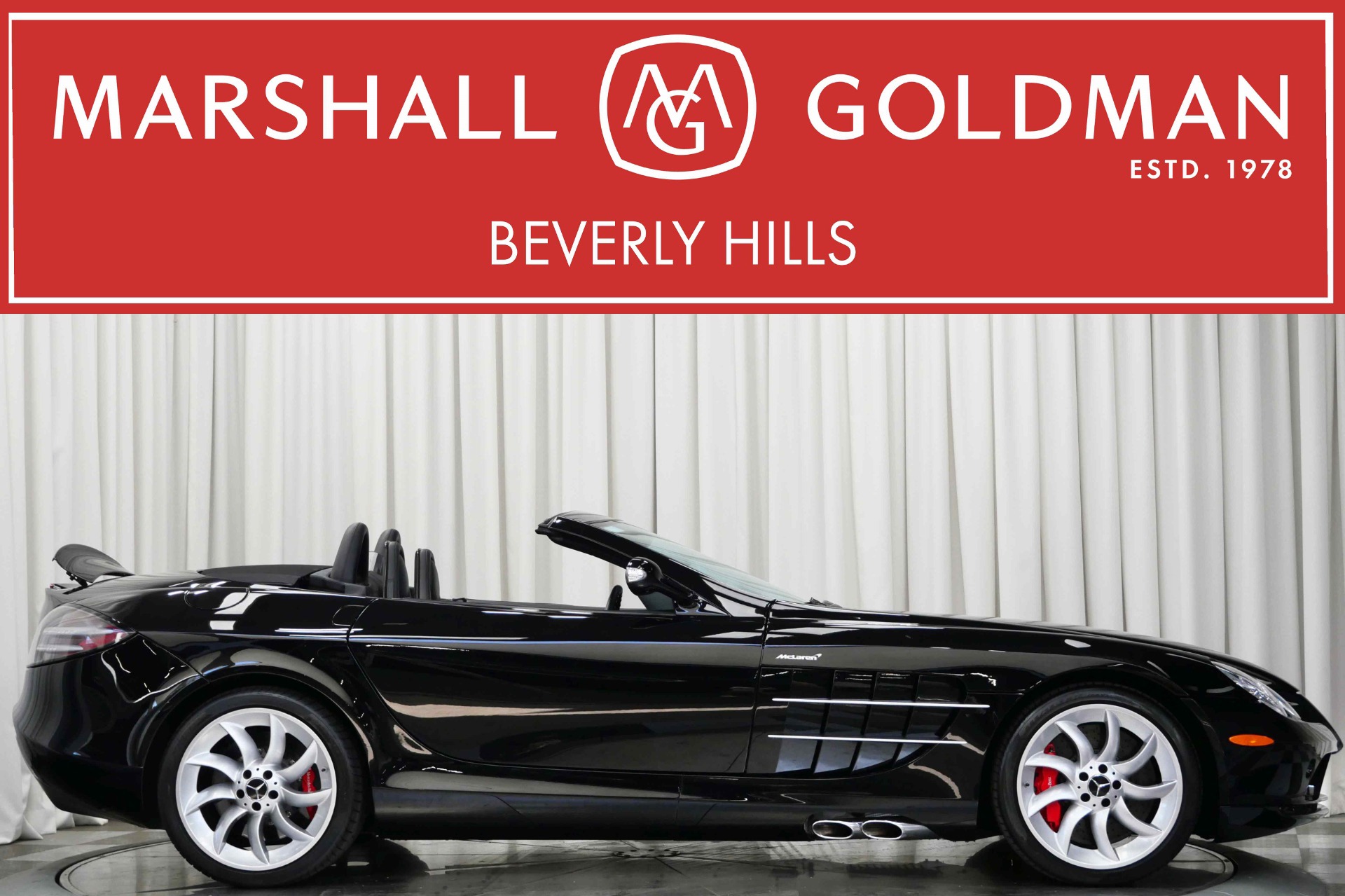ベンツ　McLaren SLR 1/43　SL 黒　車高短　ロリンザー　ミナミ Pure Black 2008 Mercedes-Benz SLR McLaren Roadster For Sale