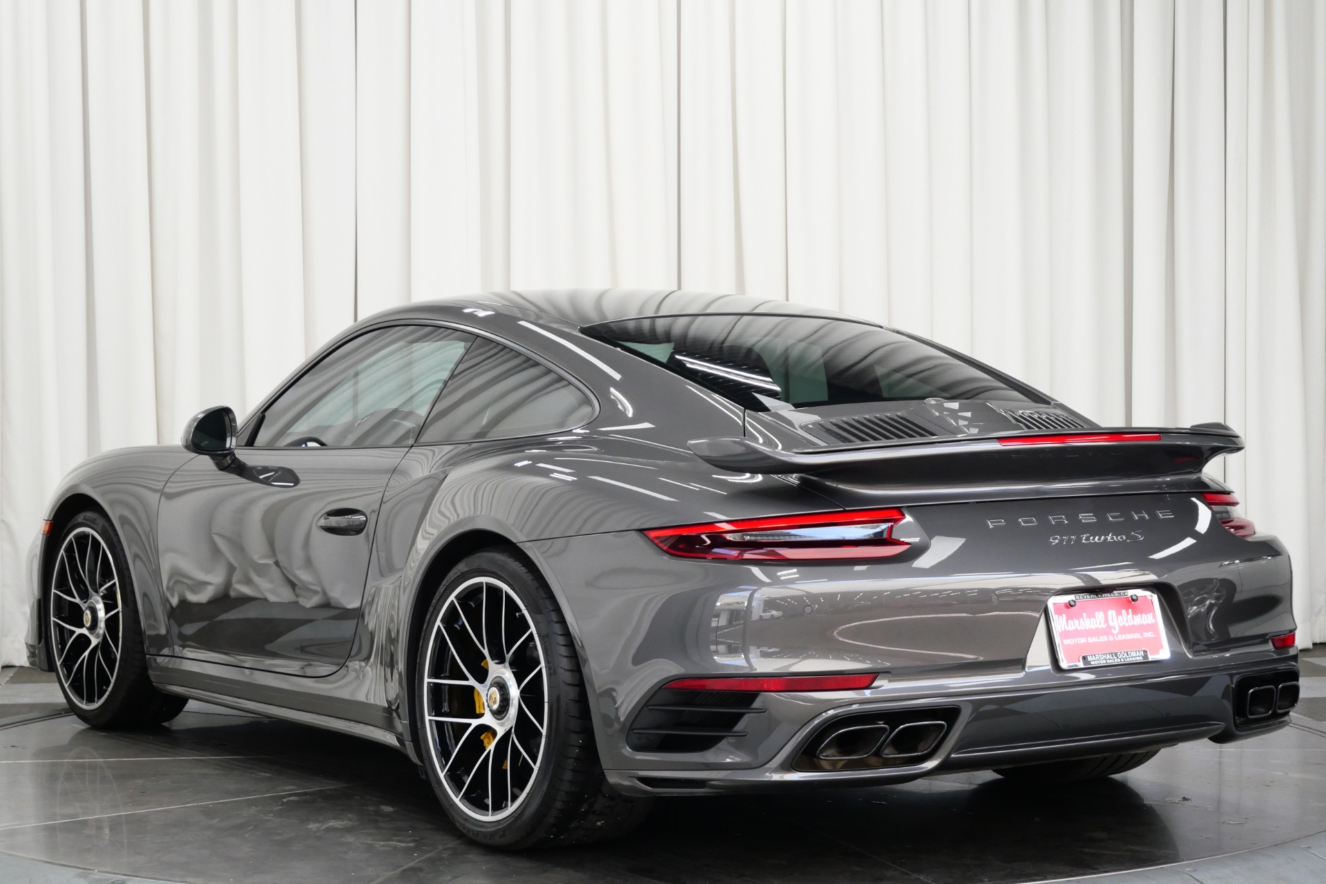 Agate Grey Metallic 2018 Porsche 911 Turbo S For Sale - Stock