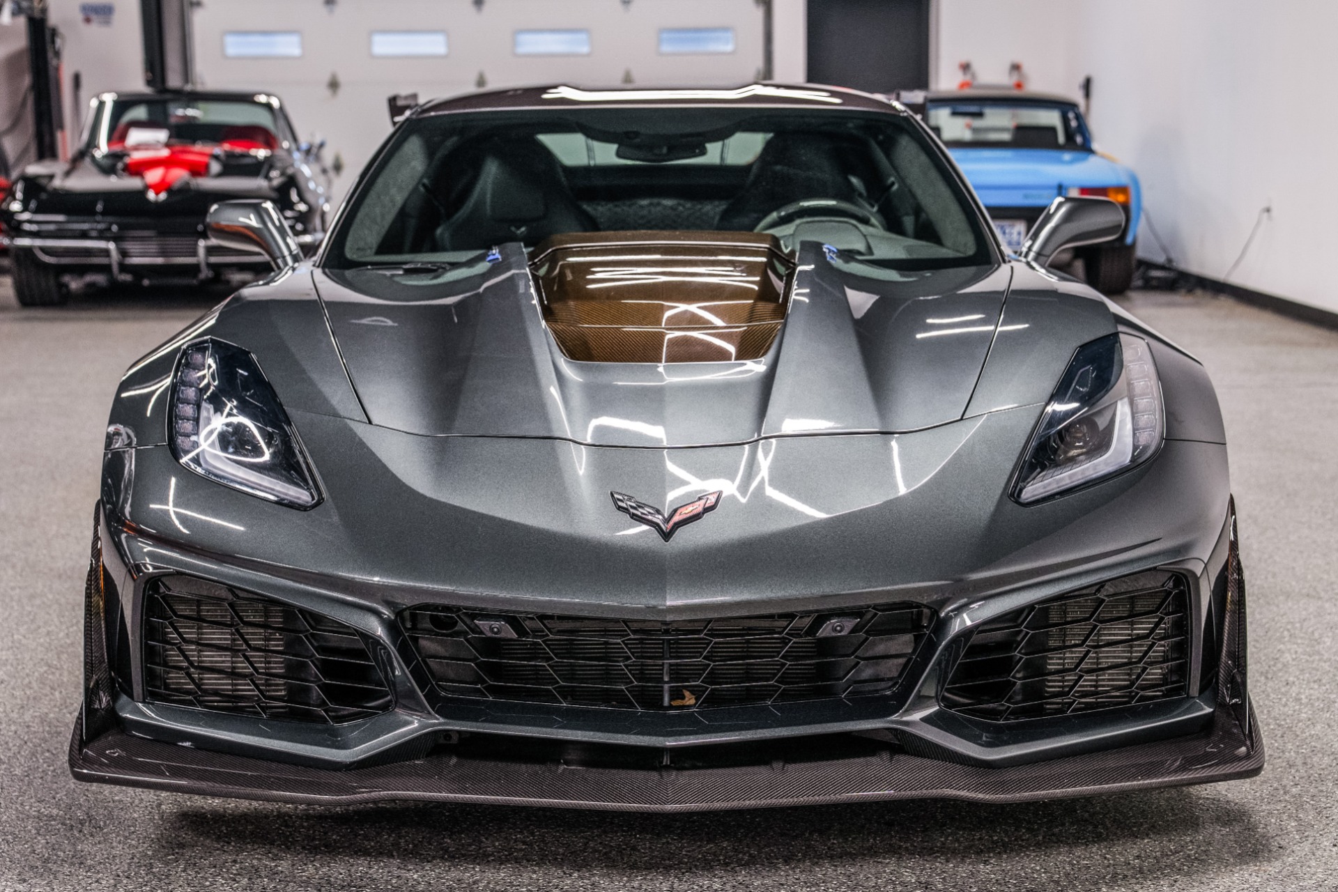 【グレー】レイヤードツインセット <PERFORMANCE> (MENS) Watkins Glen Gray Metallic 2019 Chevrolet Corvette ZR1 -3ZR