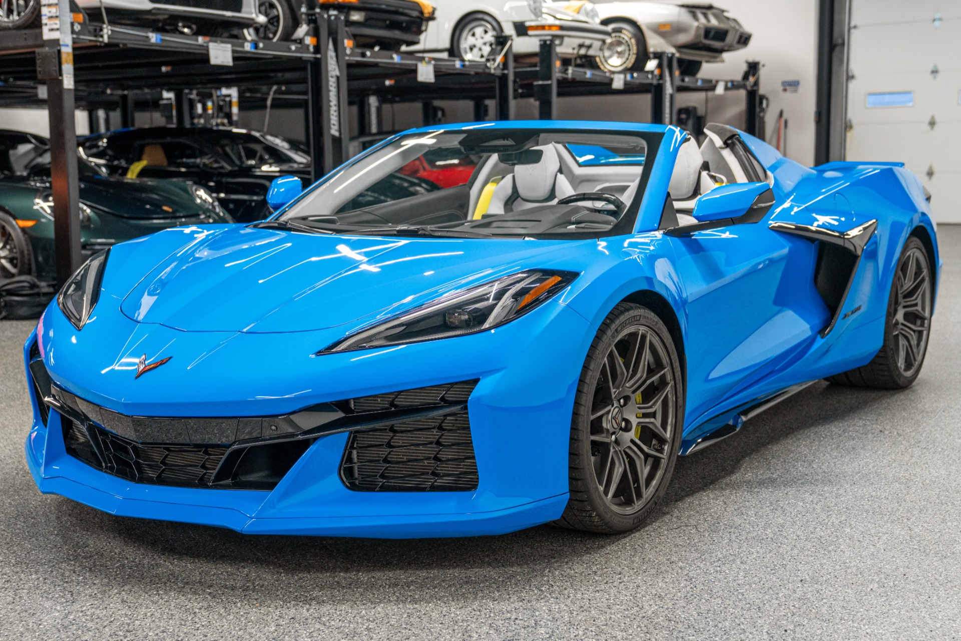 Rapid Blue 2024 Chevrolet Corvette Z06 Convertible -3LZ Package