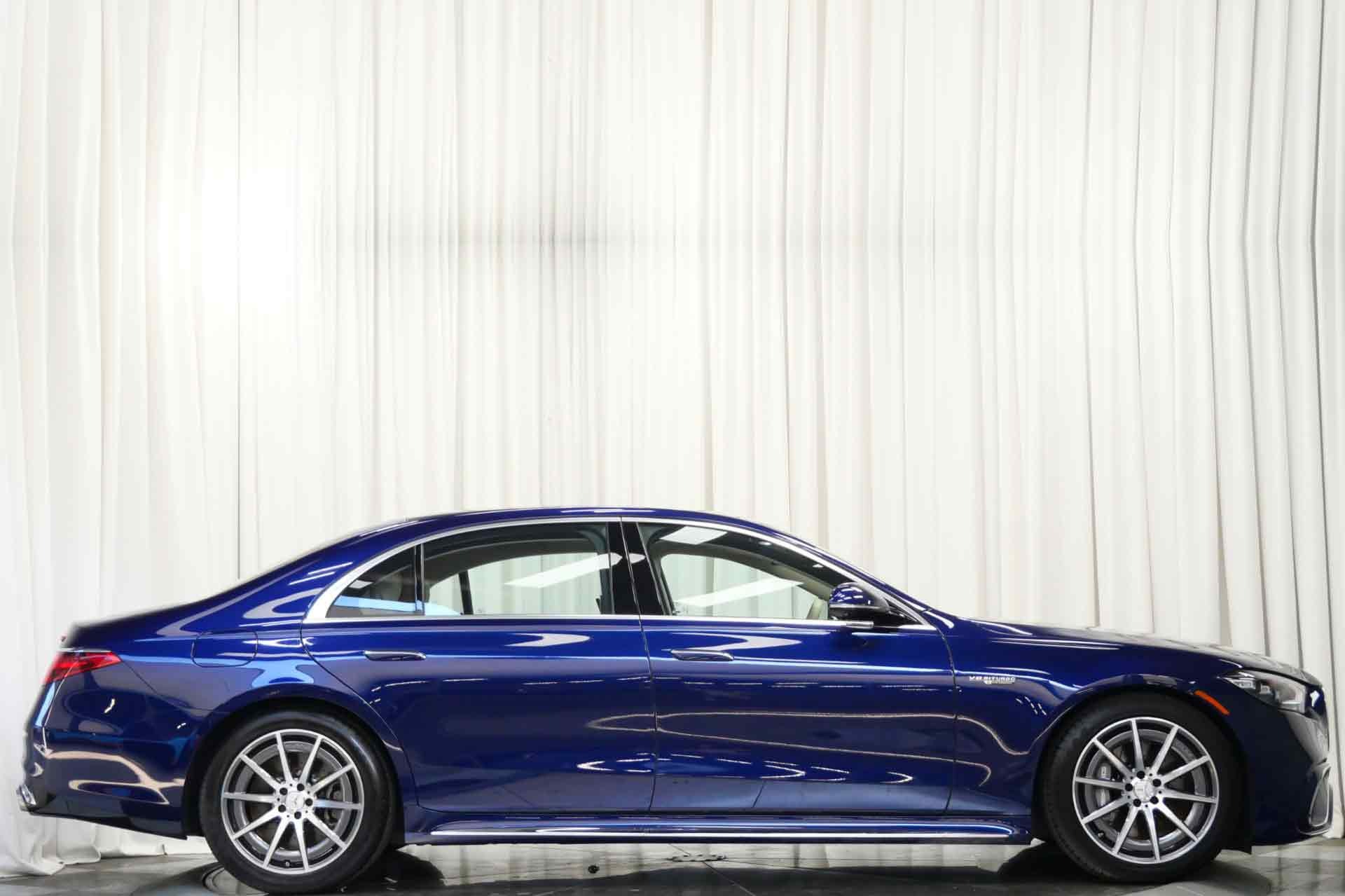 MANUFAKTUR Mystic Blue Metallic 2024 Mercedes-Benz S 63 AMG E