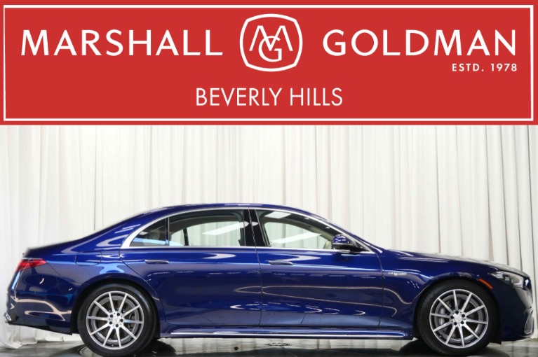 MANUFAKTUR Mystic Blue Metallic 2024 Mercedes-Benz S 63 AMG E