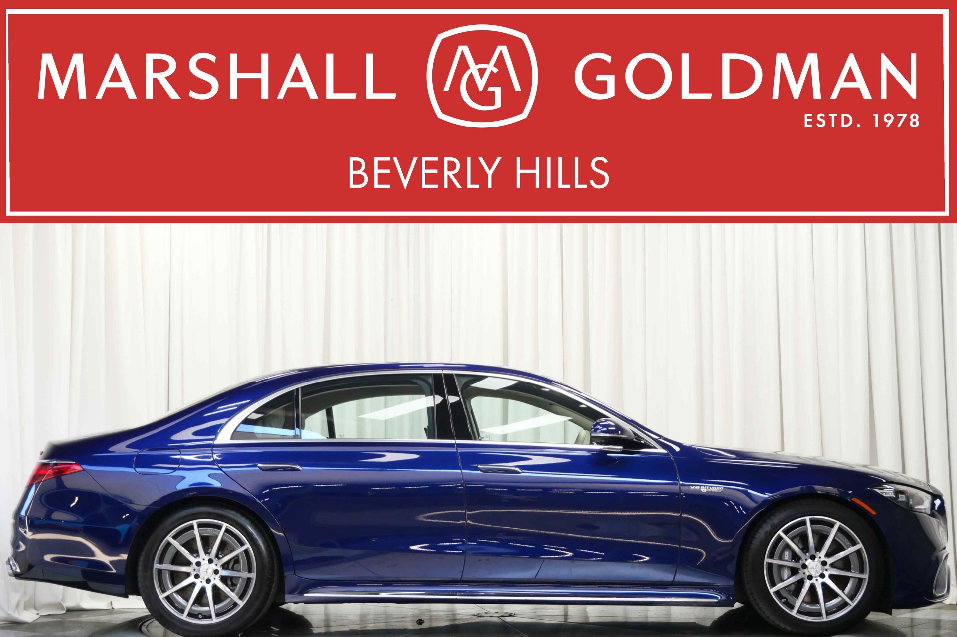 Mercさま♡ロイヤルブルー MANUFAKTUR Mystic Blue Metallic 2024 Mercedes-Benz S 63 AMG E