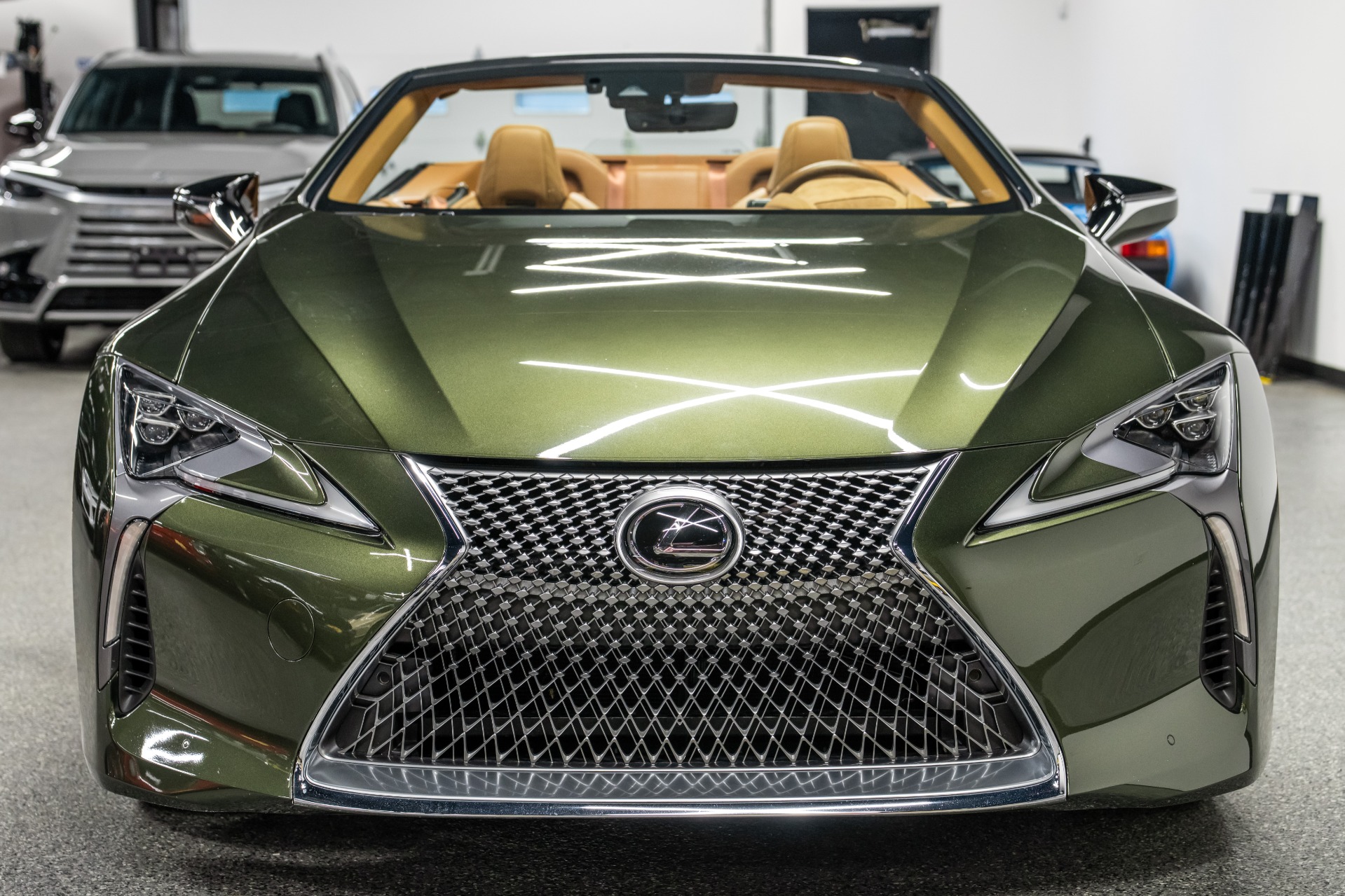 Nori Green Pearl 2023 Lexus LC 500 Convertible For Sale - Stock