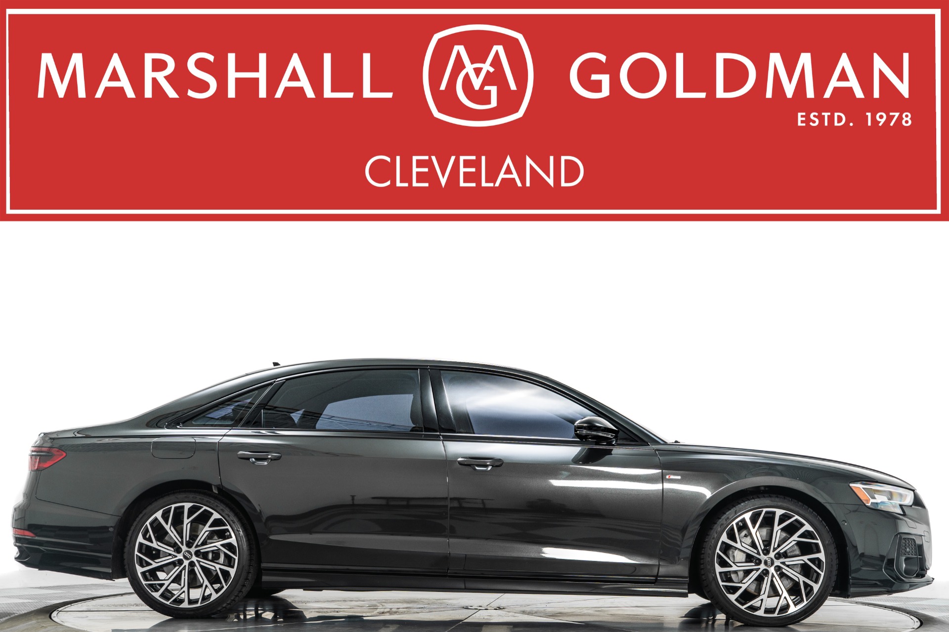 Vesuvius Gray Metallic 2023 Audi A8 L 55 TFSI -Long Wheelbase