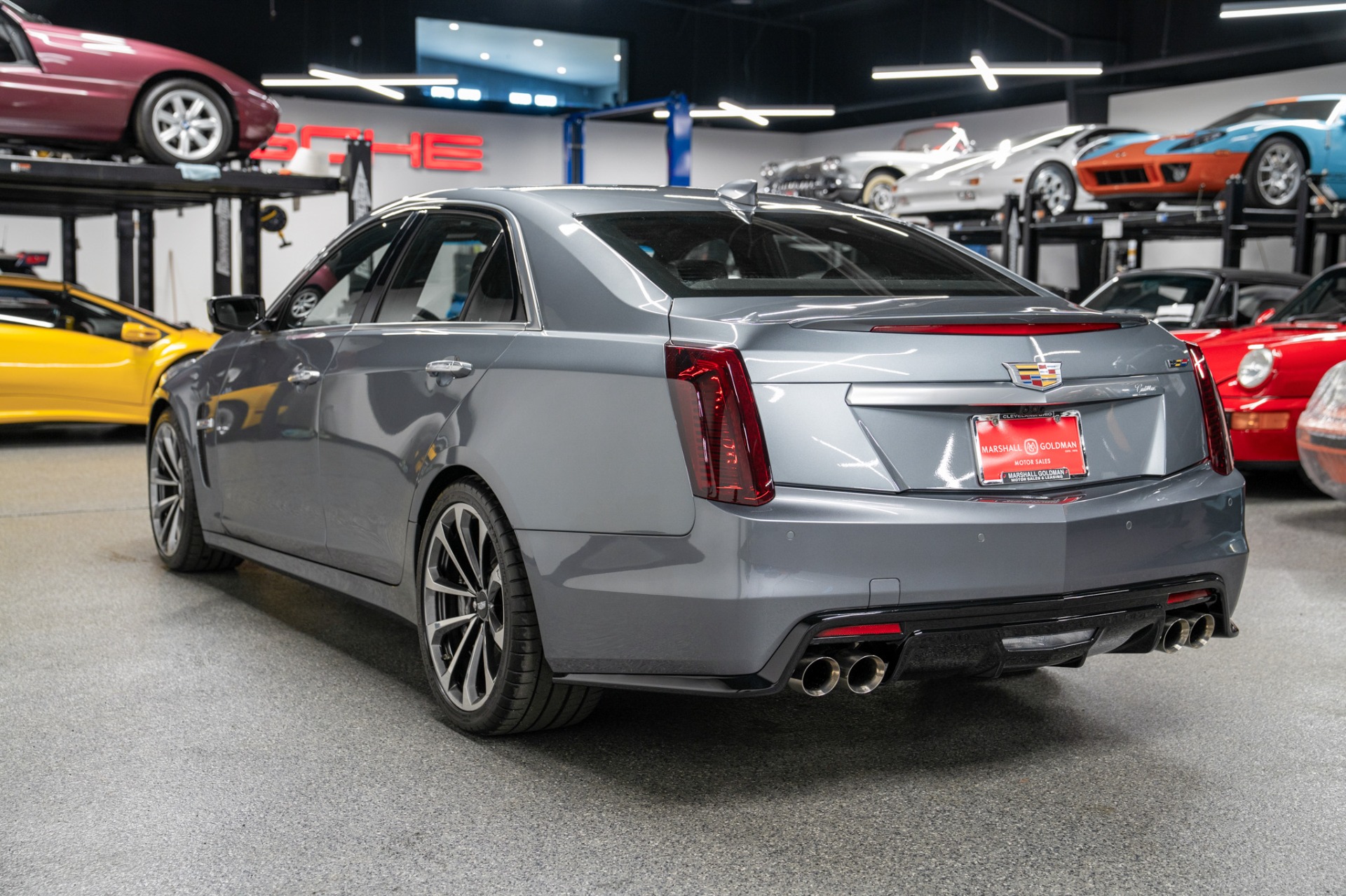 Satin Steel Metallic 2019 Cadillac CTS-V -Luxury Package, 640 