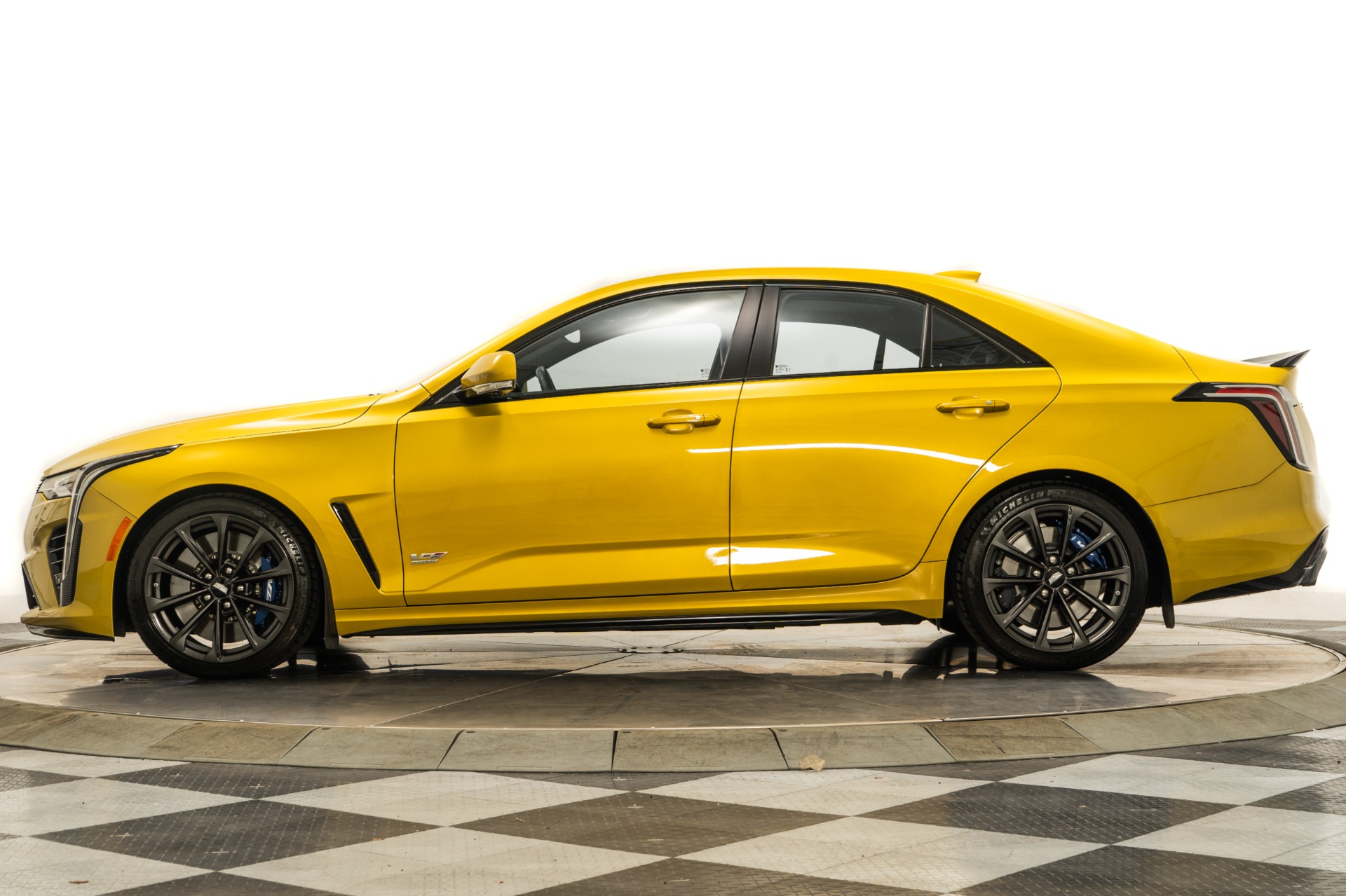 Cyber Yellow Metallic 2024 Cadillac CT4-V Blackwing 20th