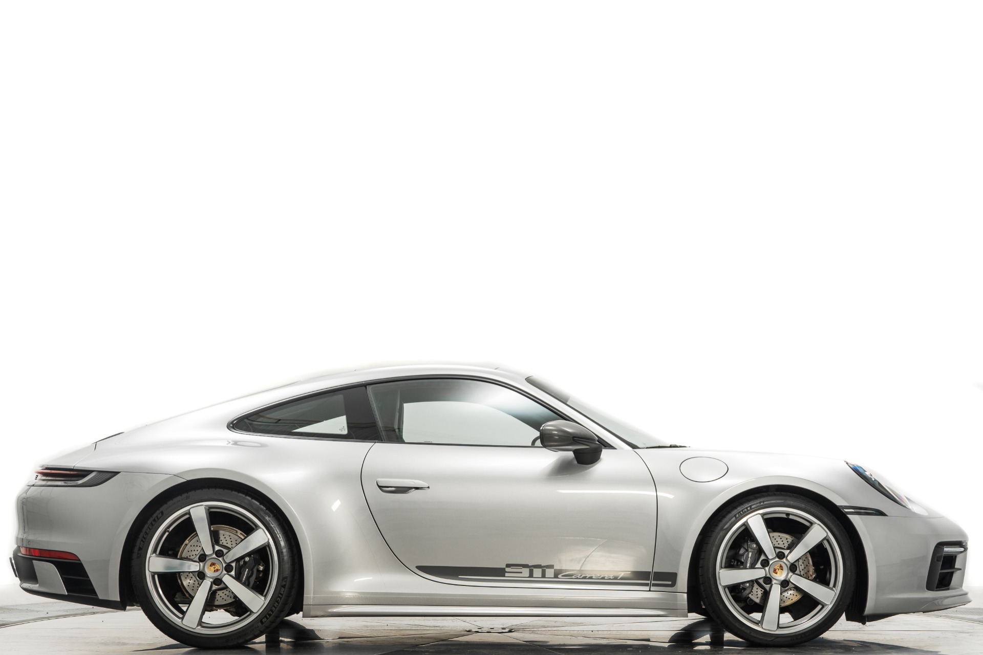 GT Silver Metallic 2023 Porsche 911 Carrera T -7 Speed Manual