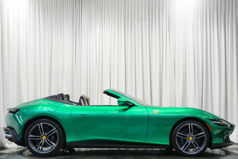 Green Jewel 2024 Ferrari Roma Spider -4 Layer Paint Color, Low
