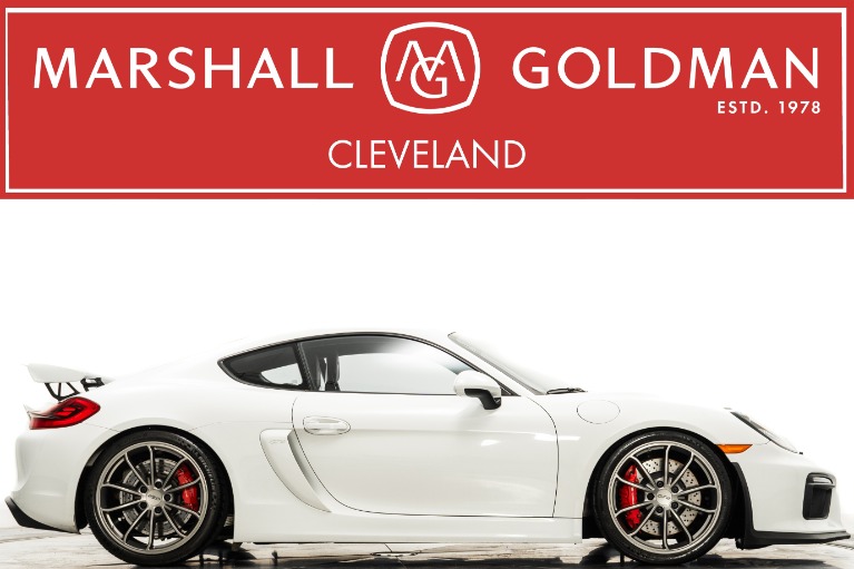 White 2016 Porsche Cayman GT4 -6 Speed Manual, Carbon Fiber Bucket