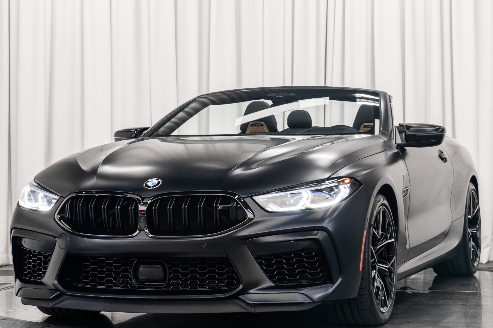 Black Sapphire Metallic 2024 BMW M8 Competition Convertible -Full