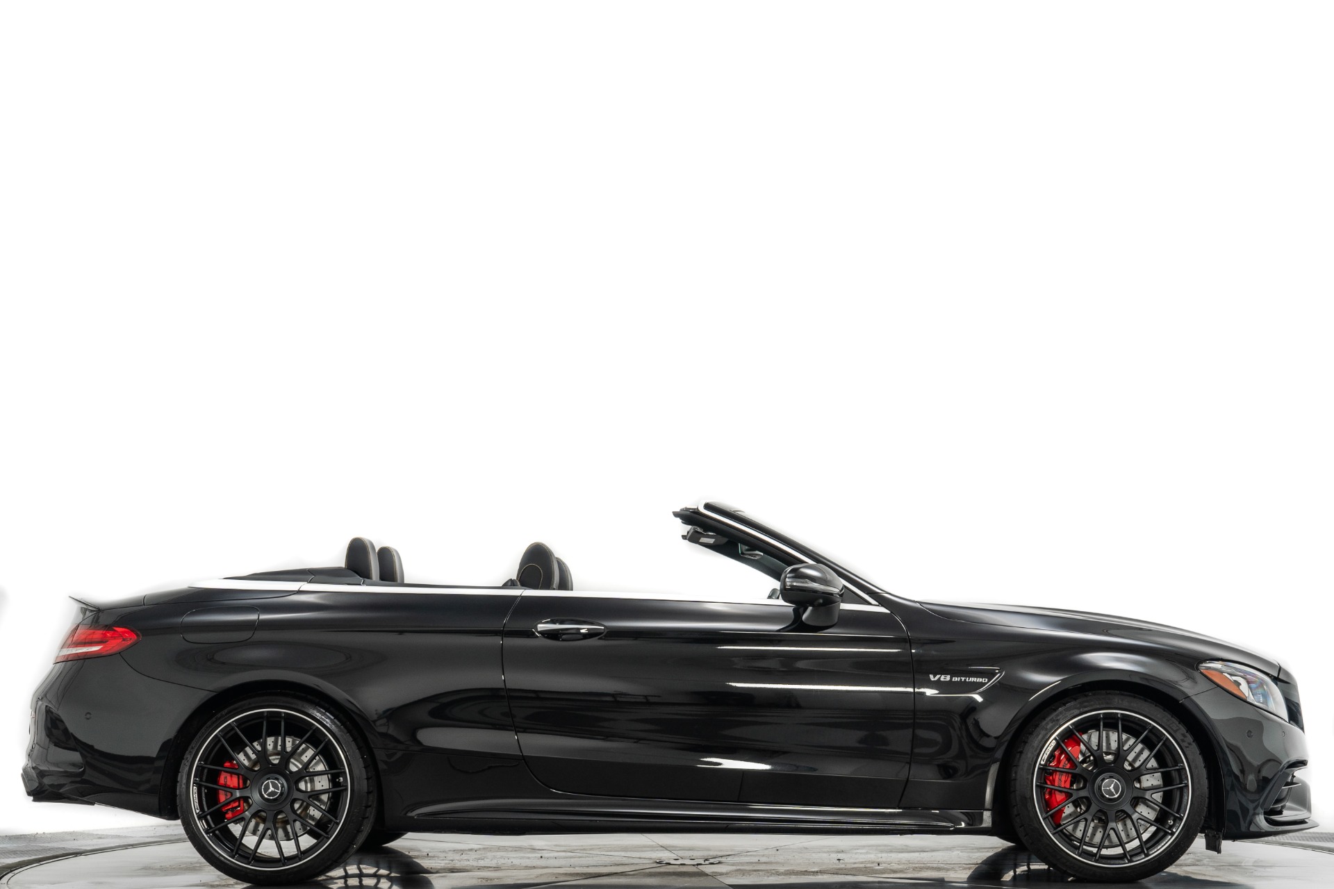 Obsidian Black Metallic 2023 Mercedes-Benz C63 S AMG Cabriolet