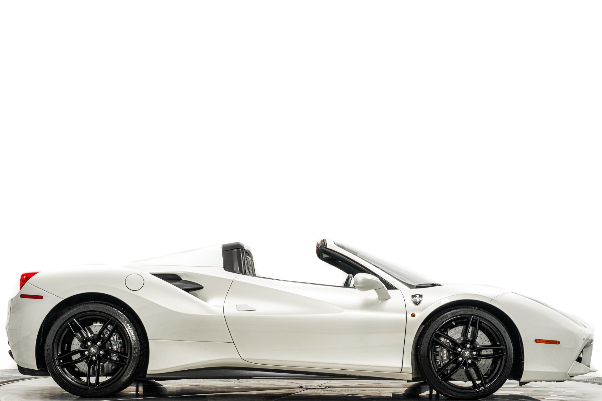 Bianco Fuji 2017 Ferrari 488 Spider -Low Miles, Lots of Carbon