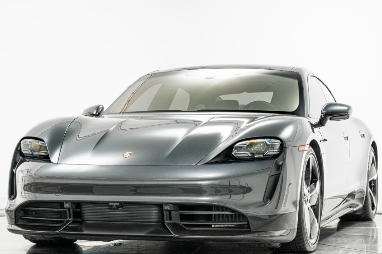 Volcano Grey Metallic 2021 Porsche Taycan Turbo S -Premium Package