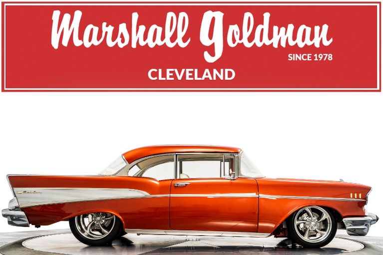 Sunset Pearlescent Orange 1957 Chevrolet Bel Air For Sale - Stock
