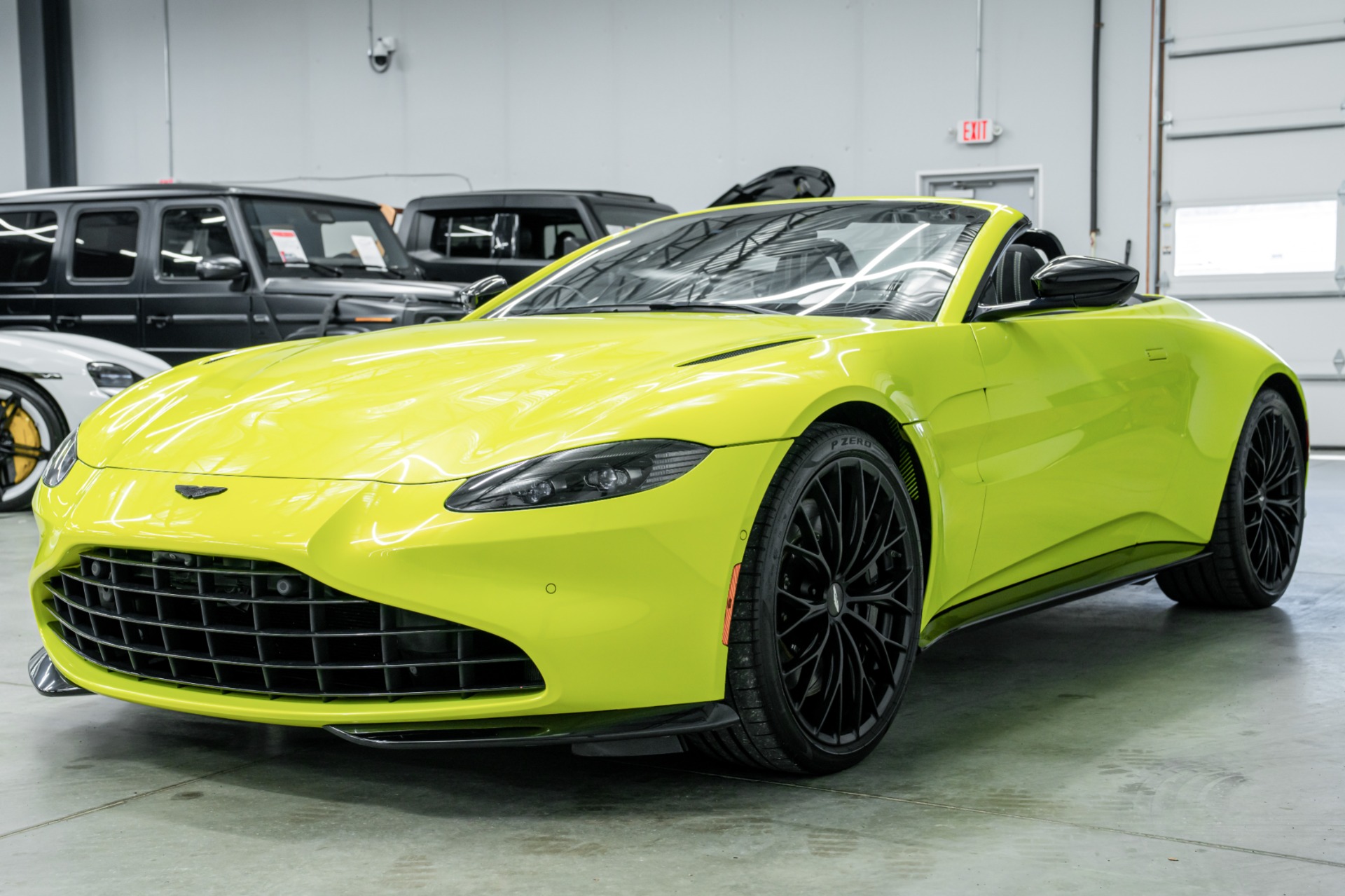 Lime Essence 2022 Aston Martin Vantage Convertible -Sports Plus