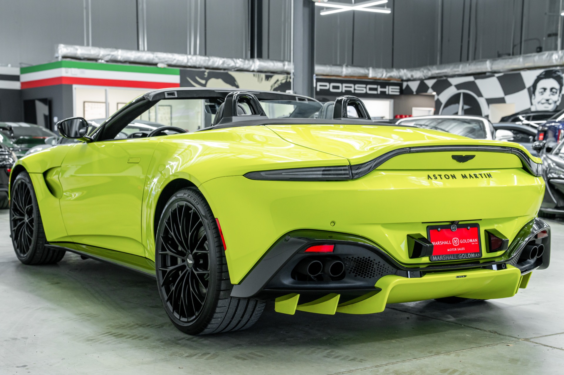 Lime Essence 2022 Aston Martin Vantage Convertible -Sports Plus
