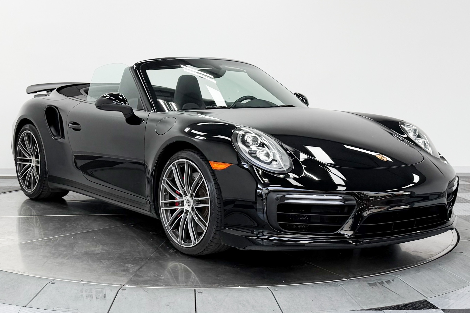 Porsche 911 Turbo Cabriolet -Triple Black, 540 Horsepower